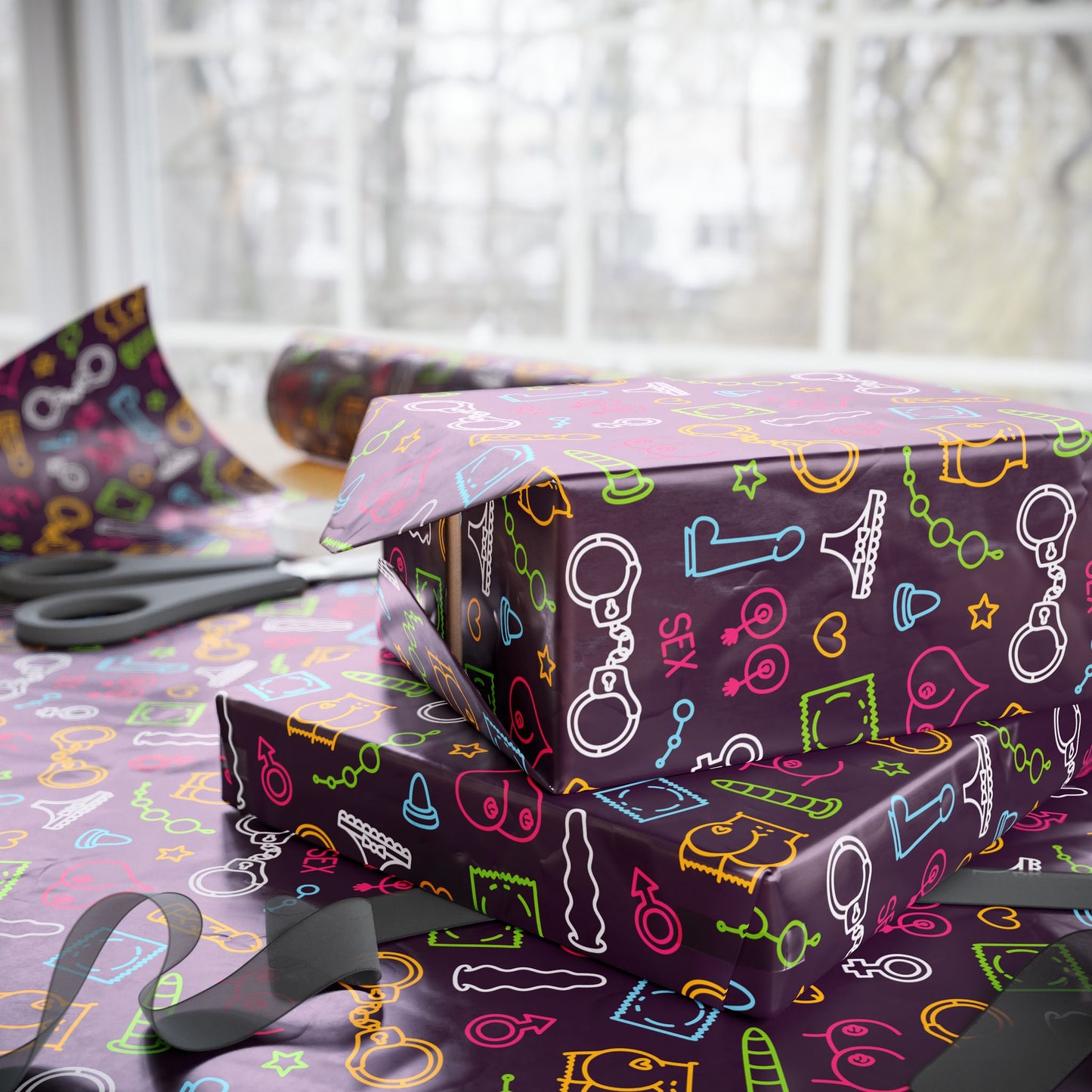 Sex Toy Wrapping Paper