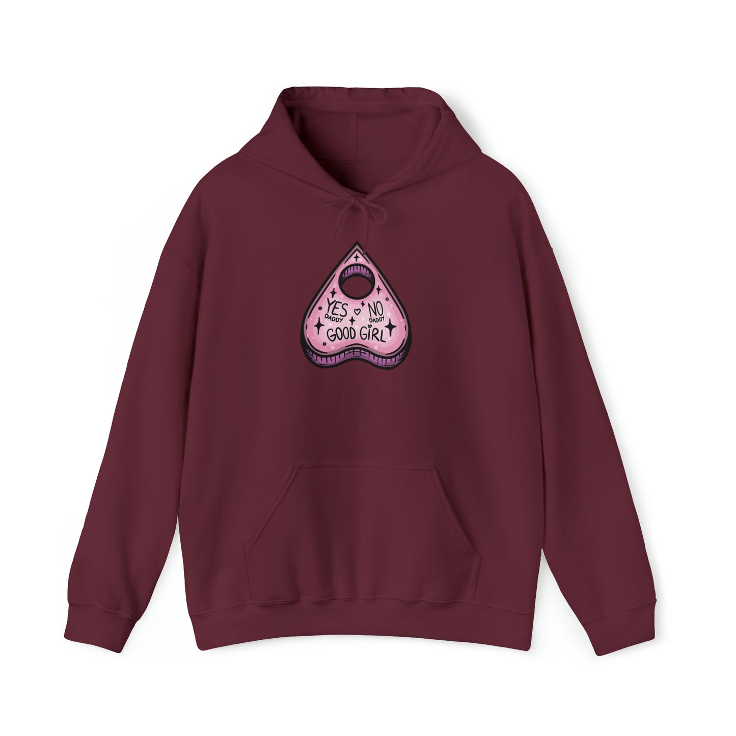 Sweat à capuche unisexe en mélange épais Good Girl Yes or No Pleasure Kink