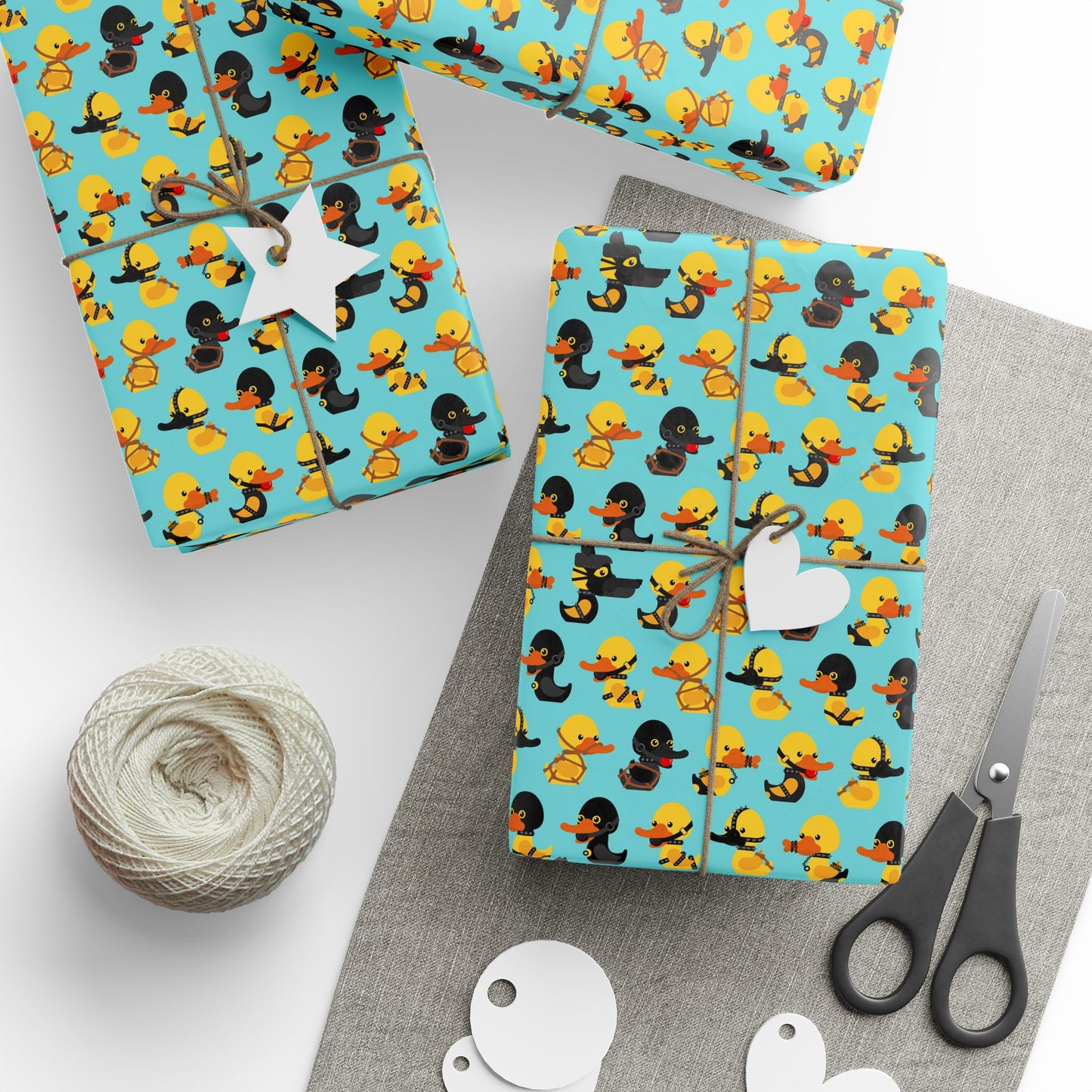 Bound Ducks Wrapping Paper