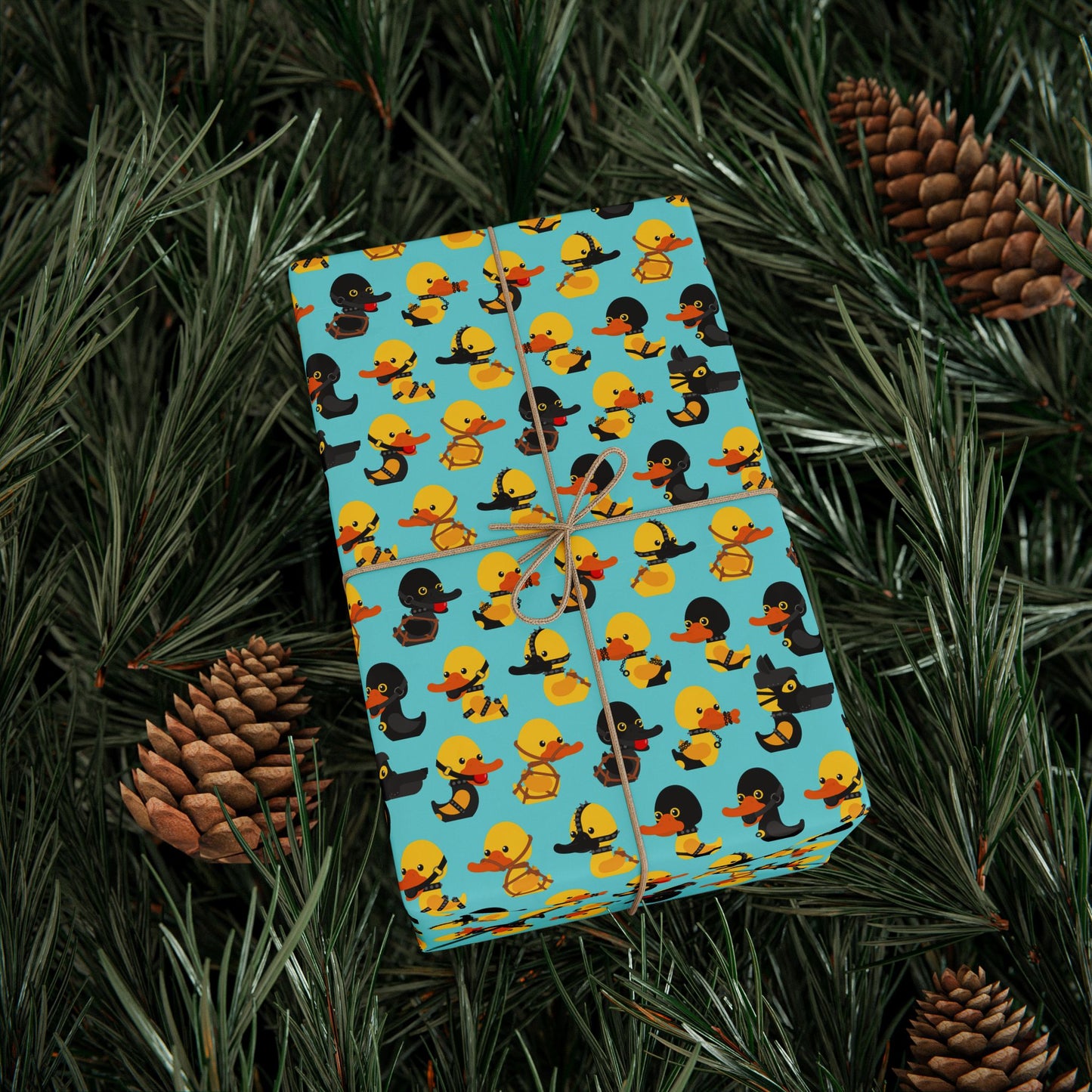 Bound Ducks Wrapping Paper