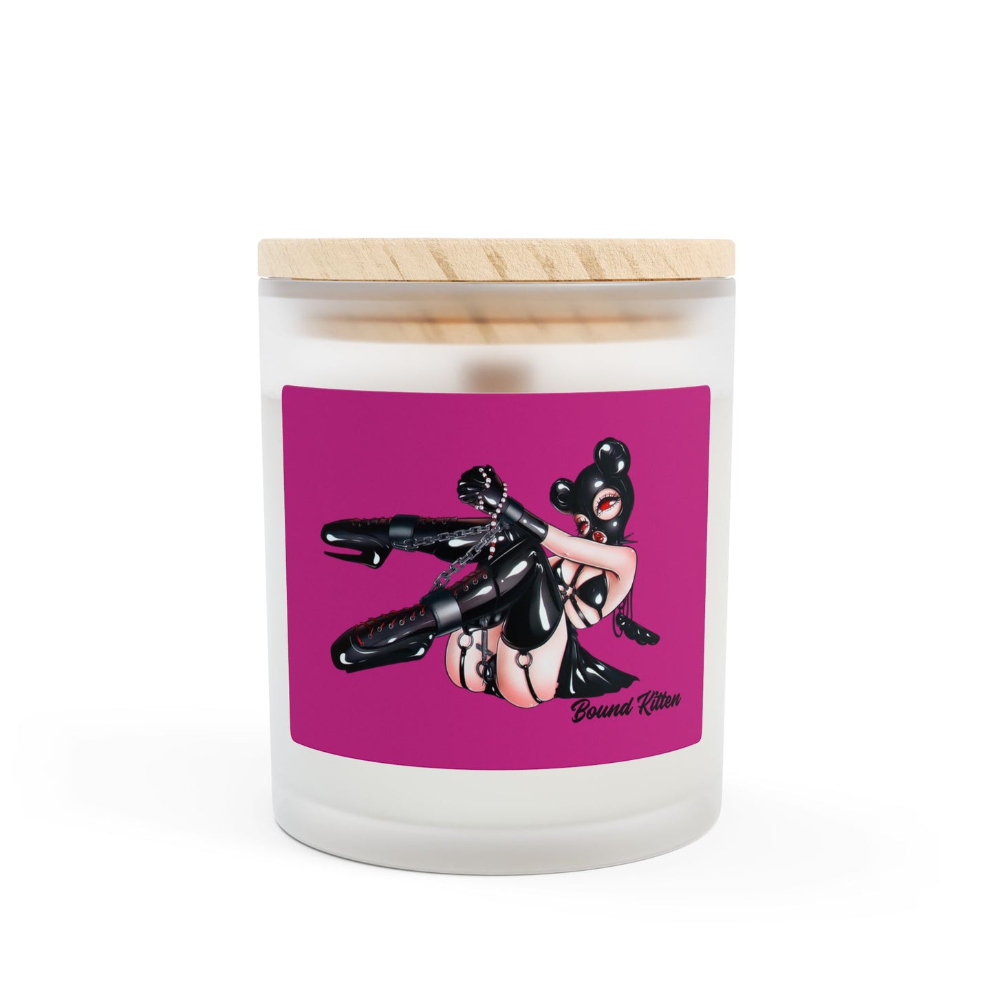 Submissive Doll Frosted Glass Candle, 11oz