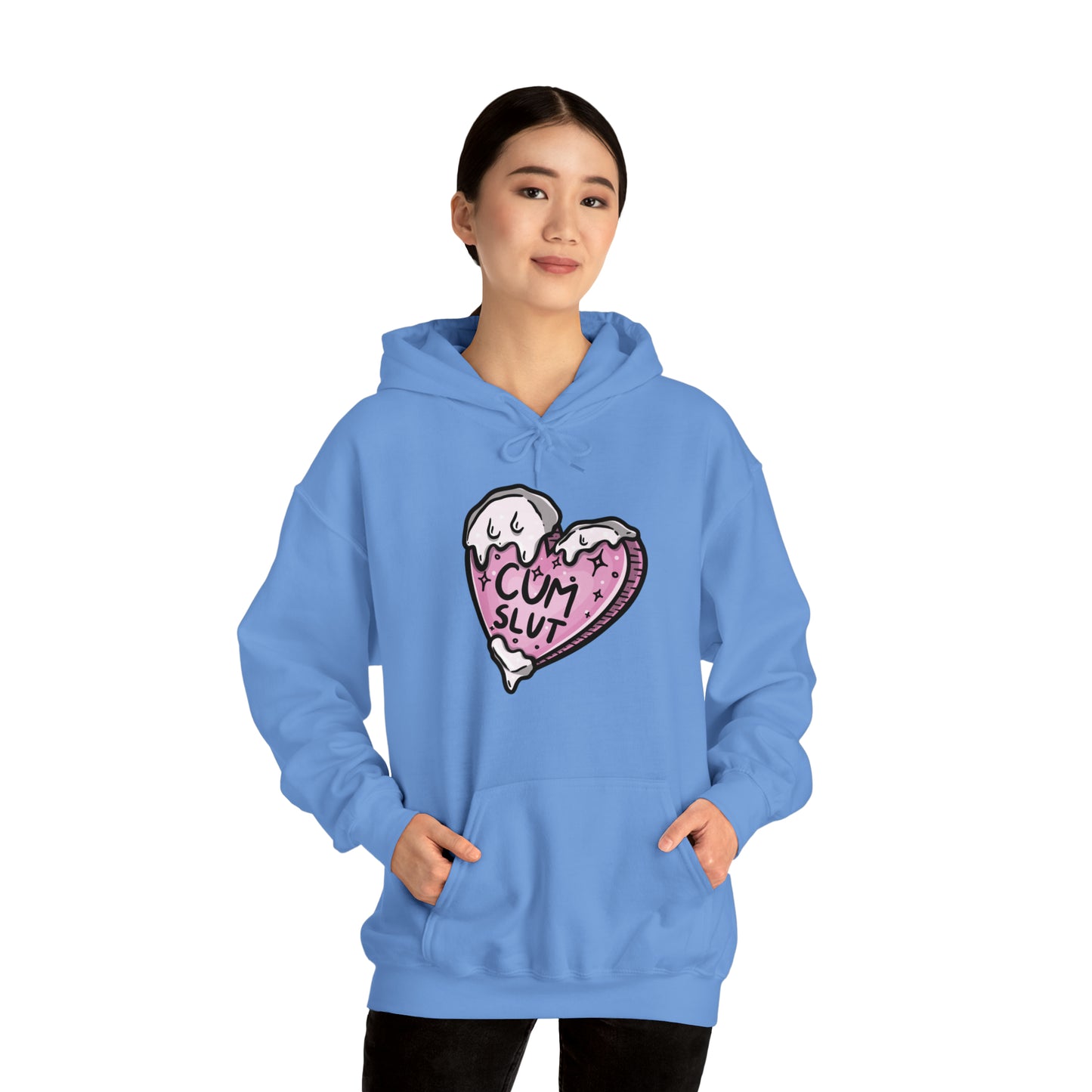 Cum Slut Pleasure Kink Unisex Heavy Blend Hoodie