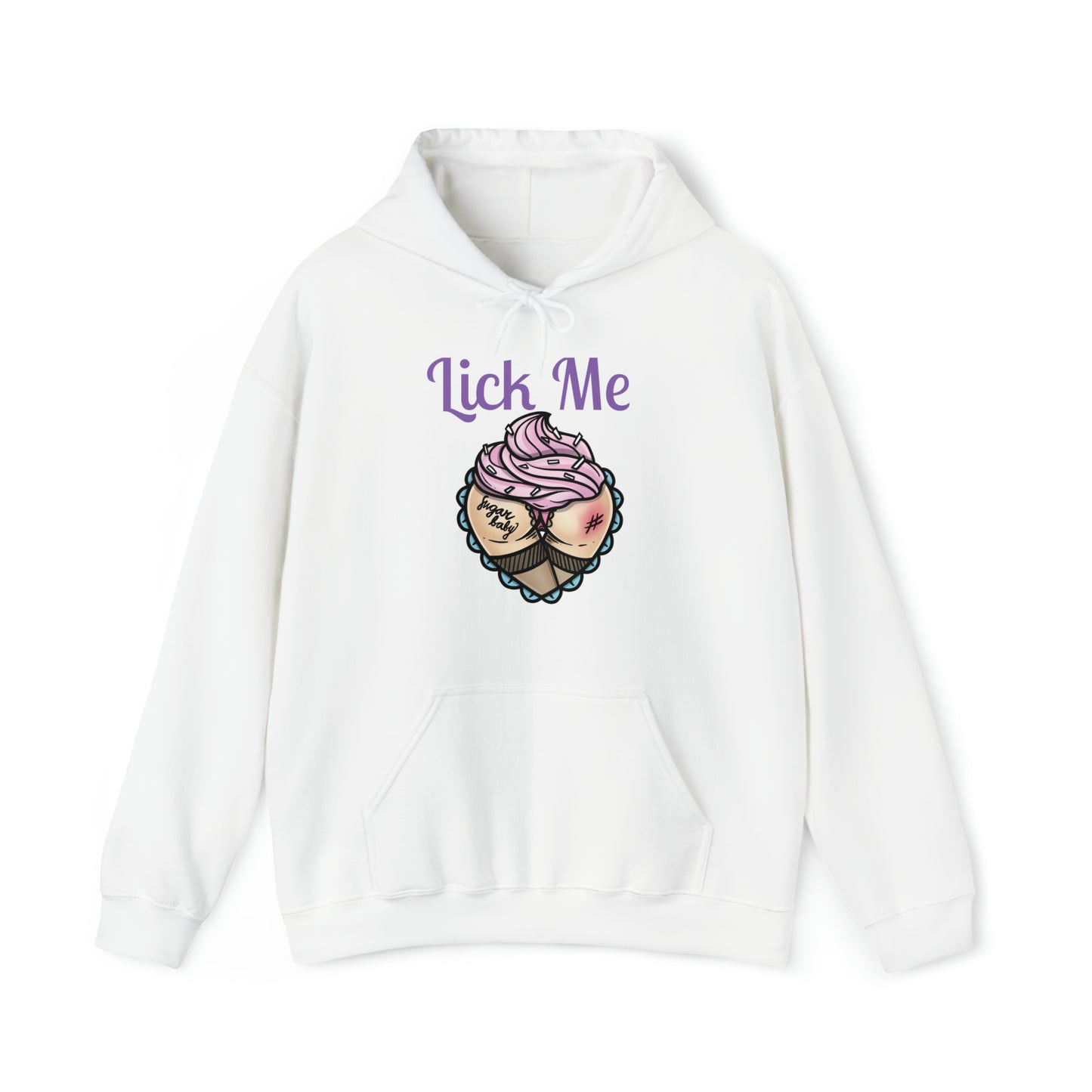 Lick Me Pleasure Kink Unisex Heavy Blend Hooded Sweatshirt