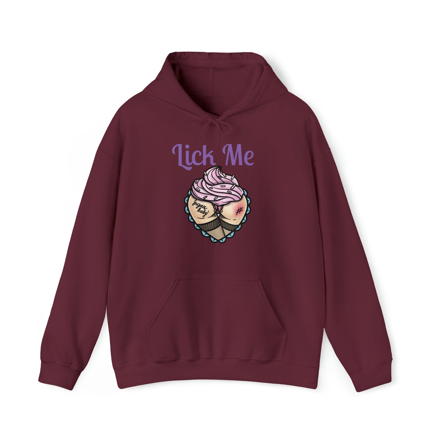 Lick Me Pleasure Kink Unisex Heavy Blend Hooded Sweatshirt