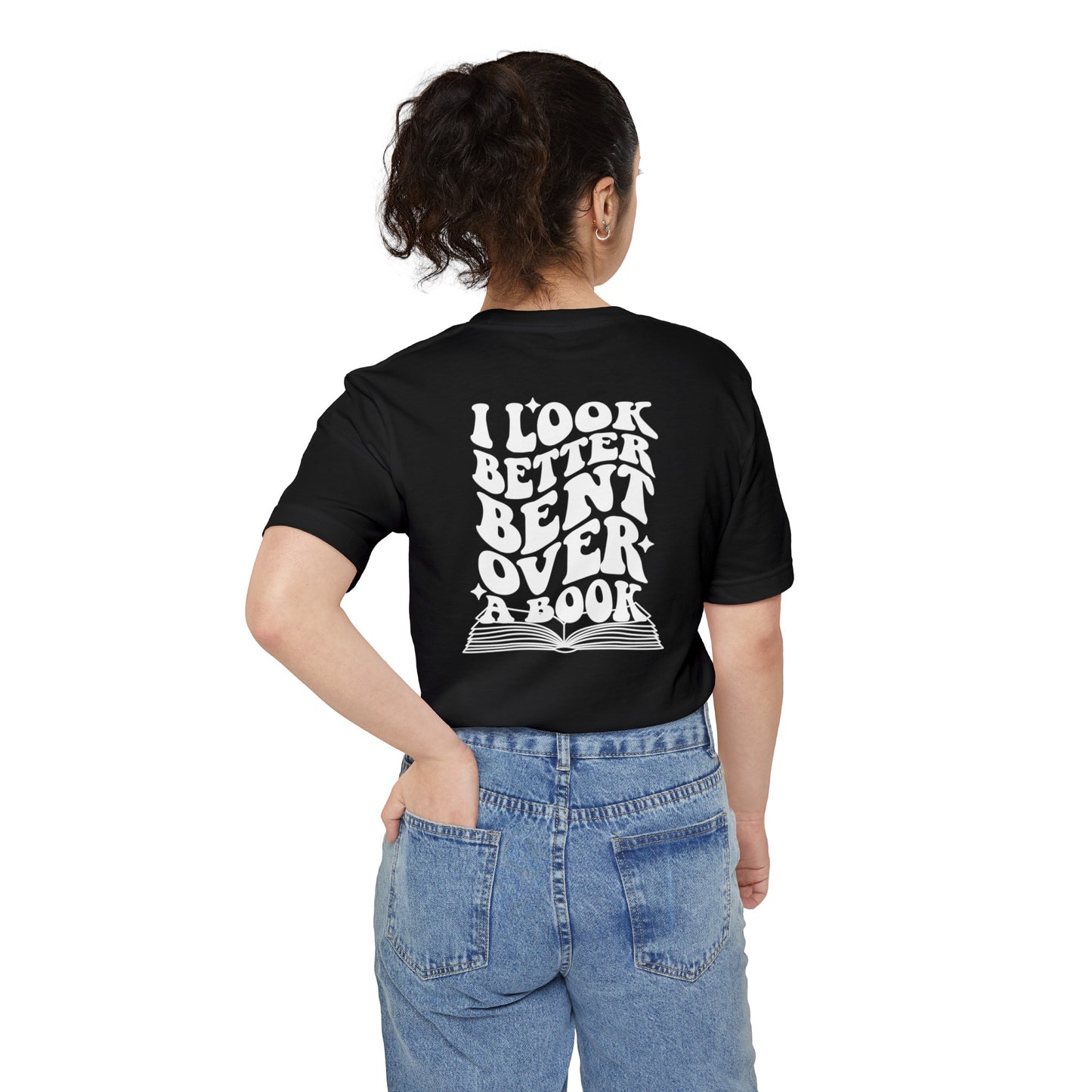 I Look Better Bent Over A Book Unisex Pocket T-shirt