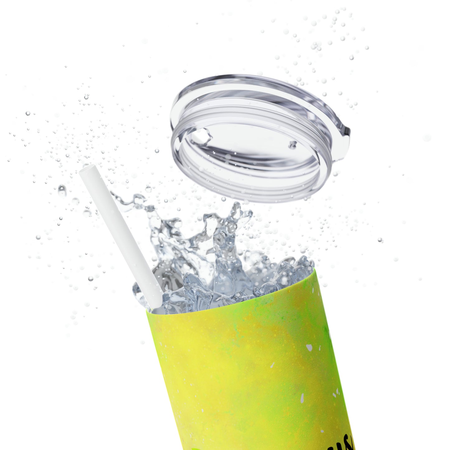 Plays Well With Others Skinny Tumbler with Straw, 20oz