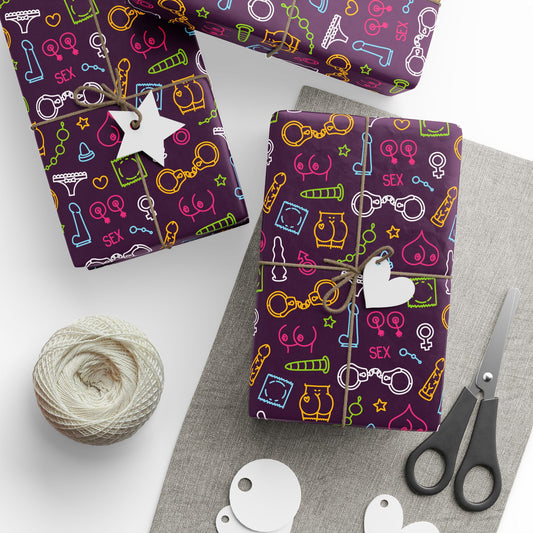 Sex Toy Wrapping Paper