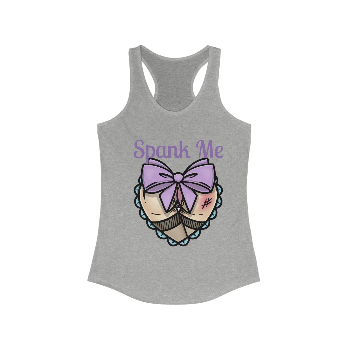 Spank Me Pleasure Kink Women's Ideal Racerback Tank