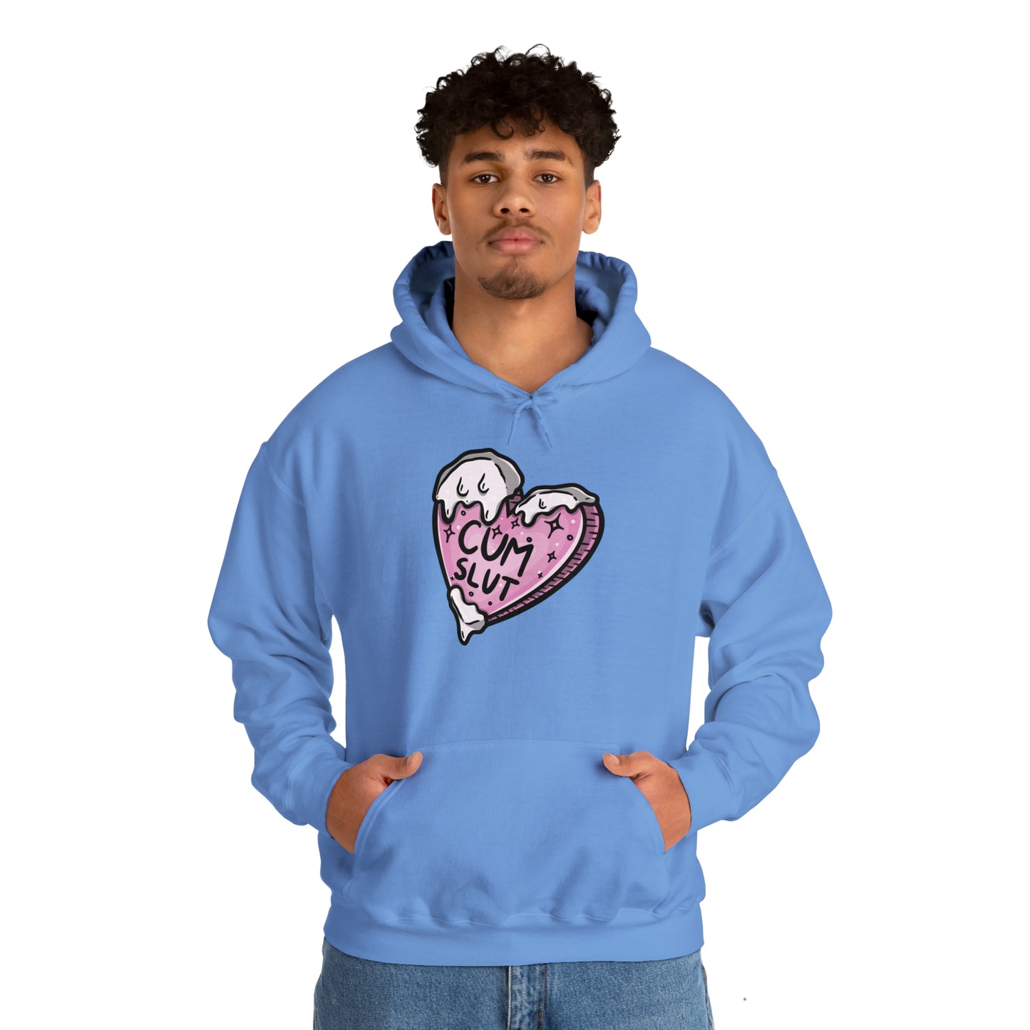 Cum Slut Pleasure Kink Unisex Heavy Blend Hoodie