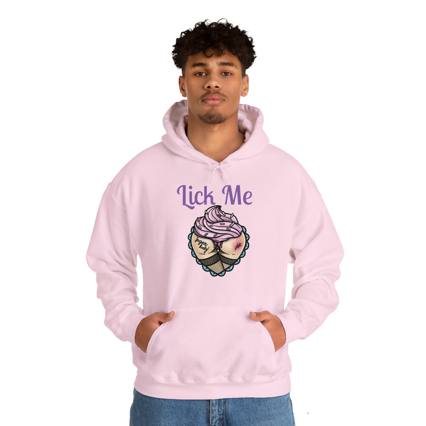 Lick Me Pleasure Kink Unisex Heavy Blend Hooded Sweatshirt