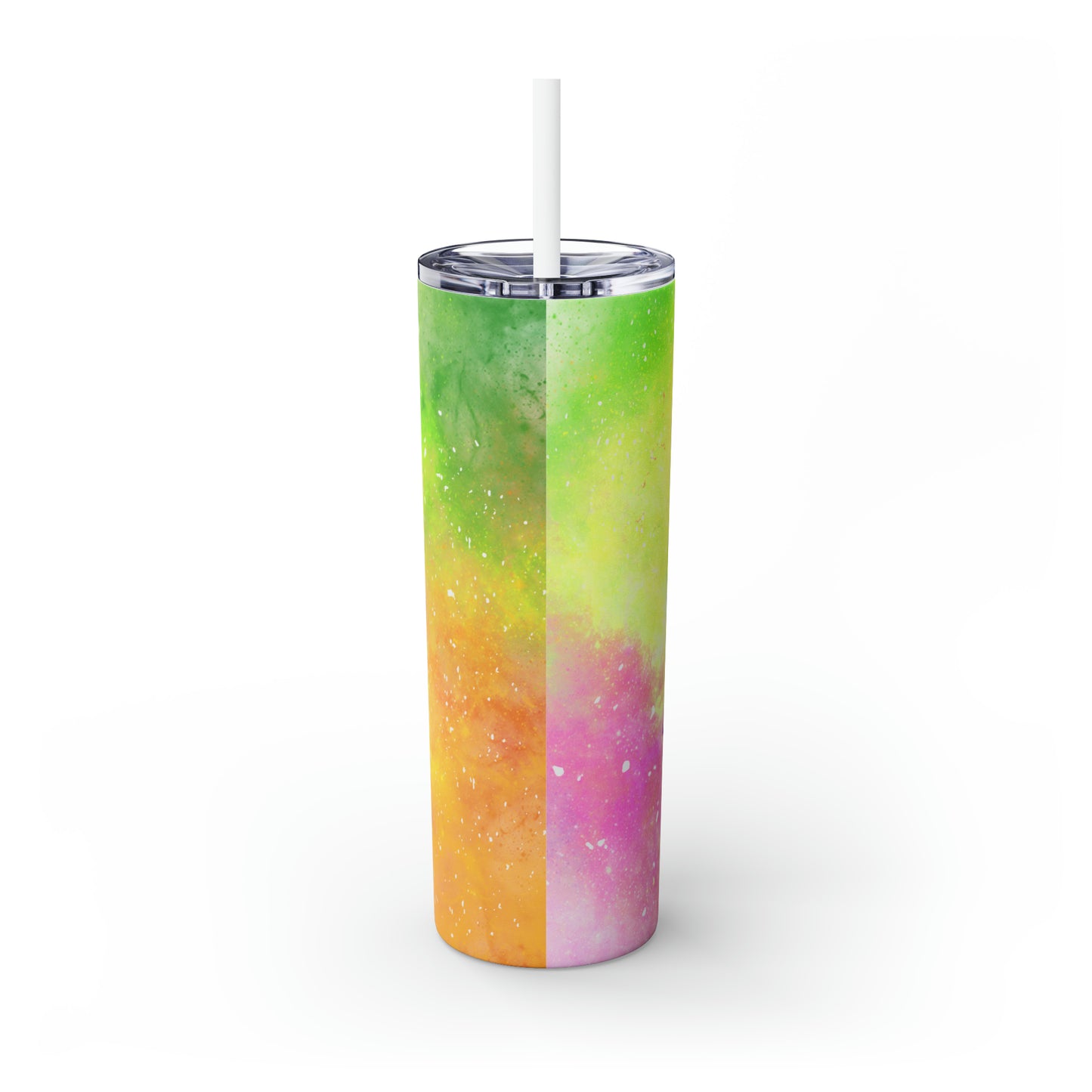 Plays Well With Others Skinny Tumbler with Straw, 20oz