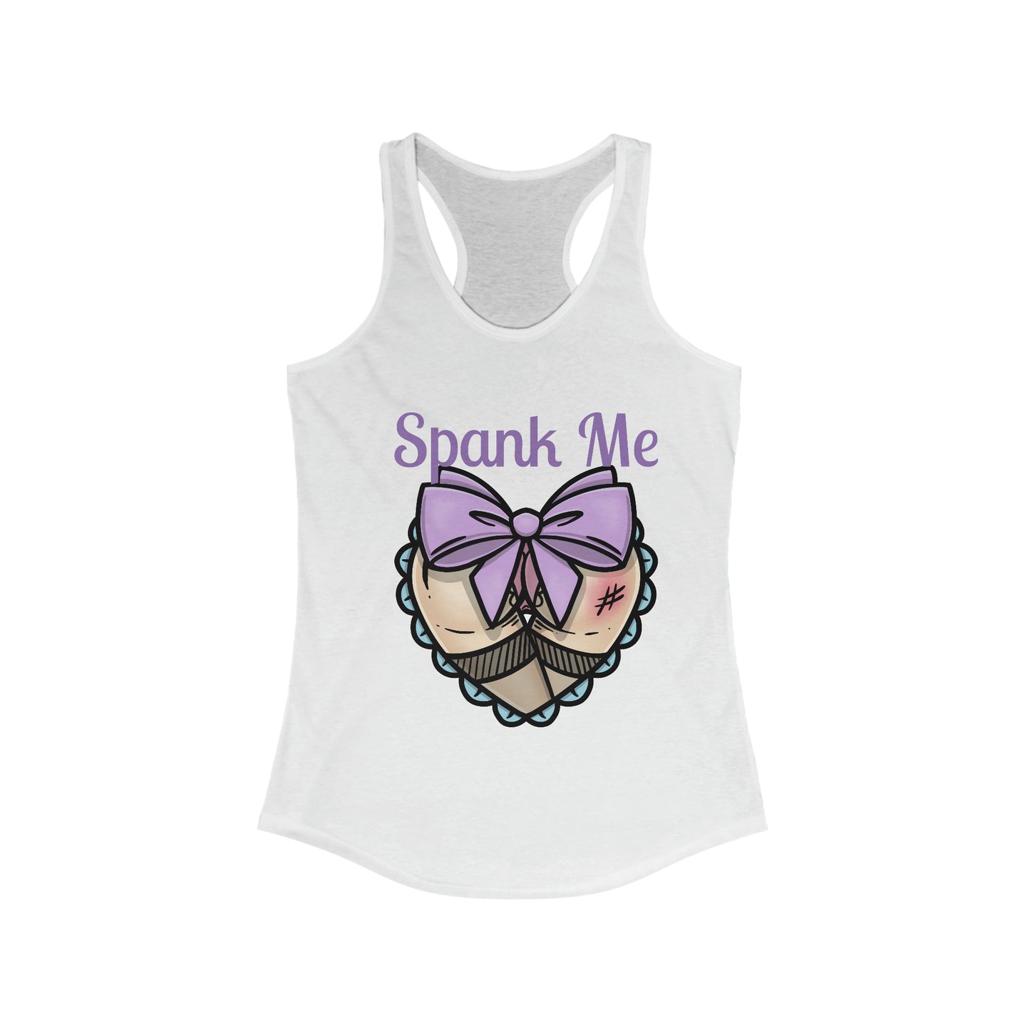 Spank Me Pleasure Kink Women's Ideal Racerback Tank