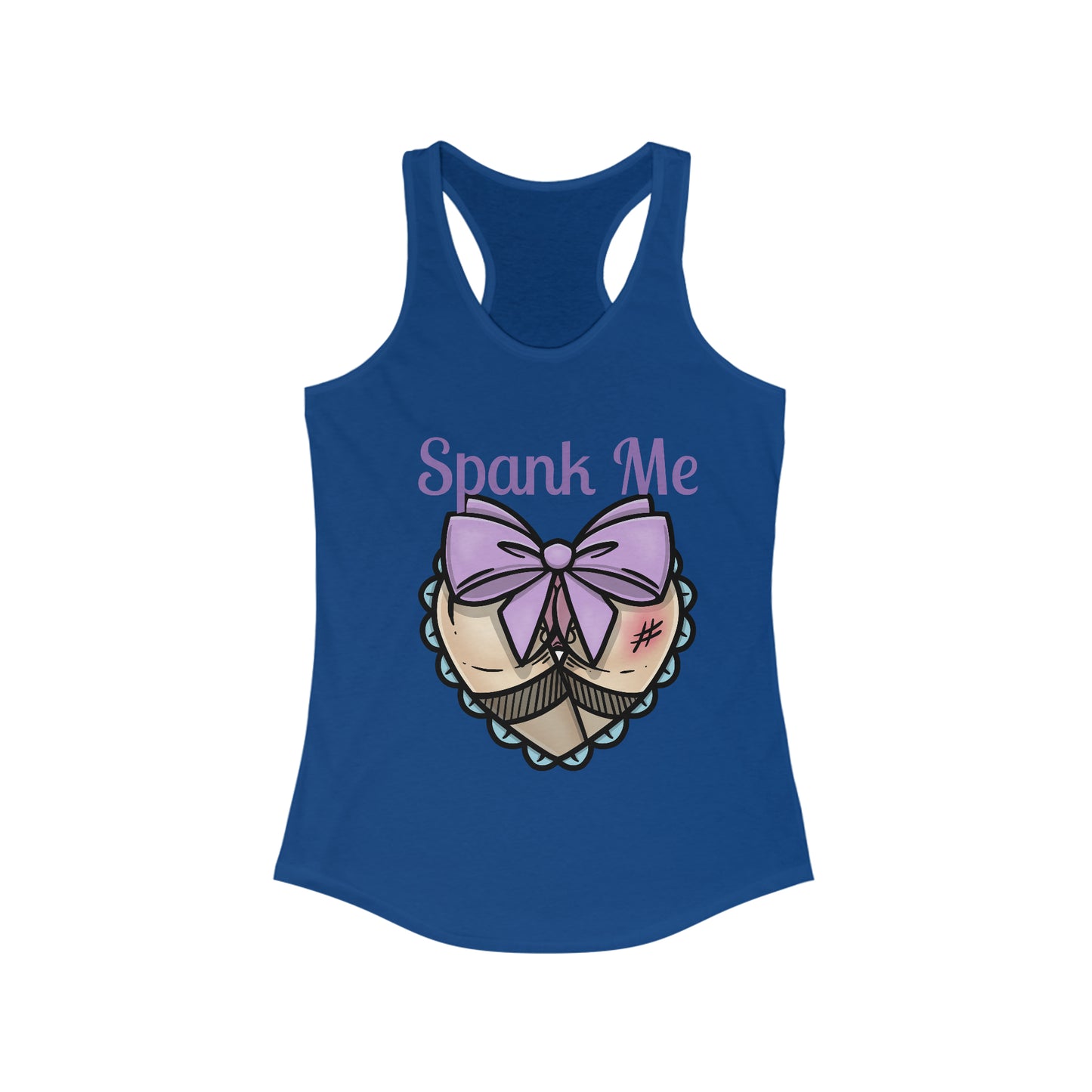 Spank Me Pleasure Kink Women's Ideal Racerback Tank