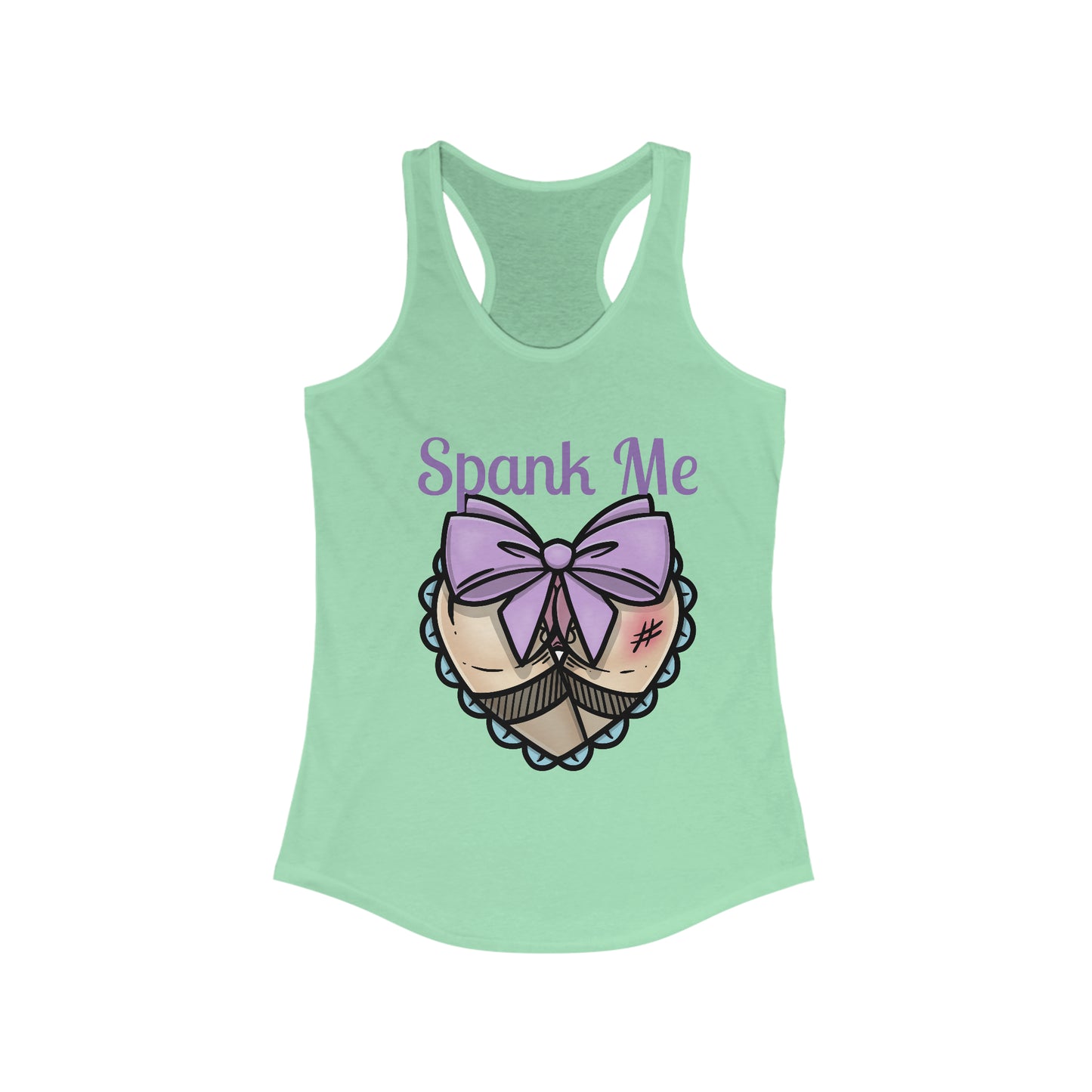 Spank Me Pleasure Kink Women's Ideal Racerback Tank