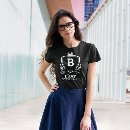 Brat University Short-Sleeve Unisex Tee Shirt