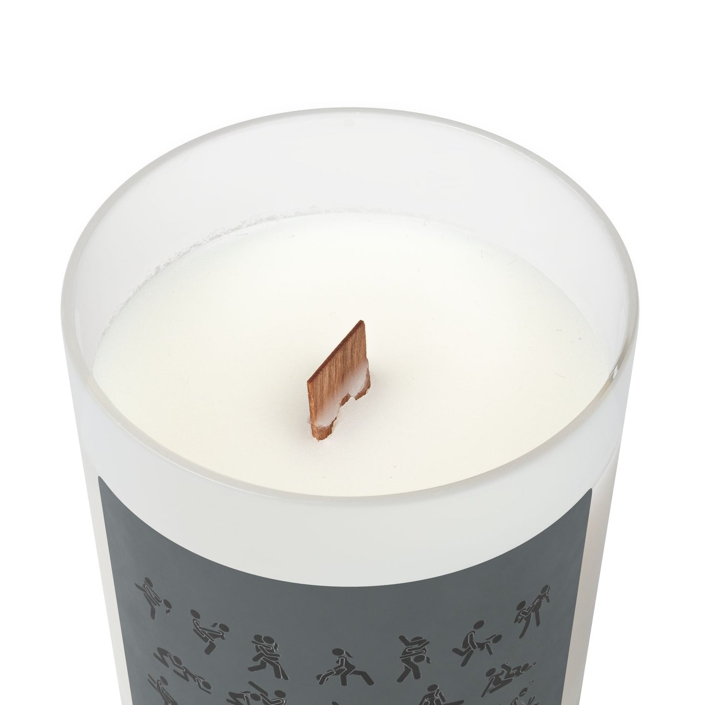 Sex Positions Frosted Glass Candle, 11oz