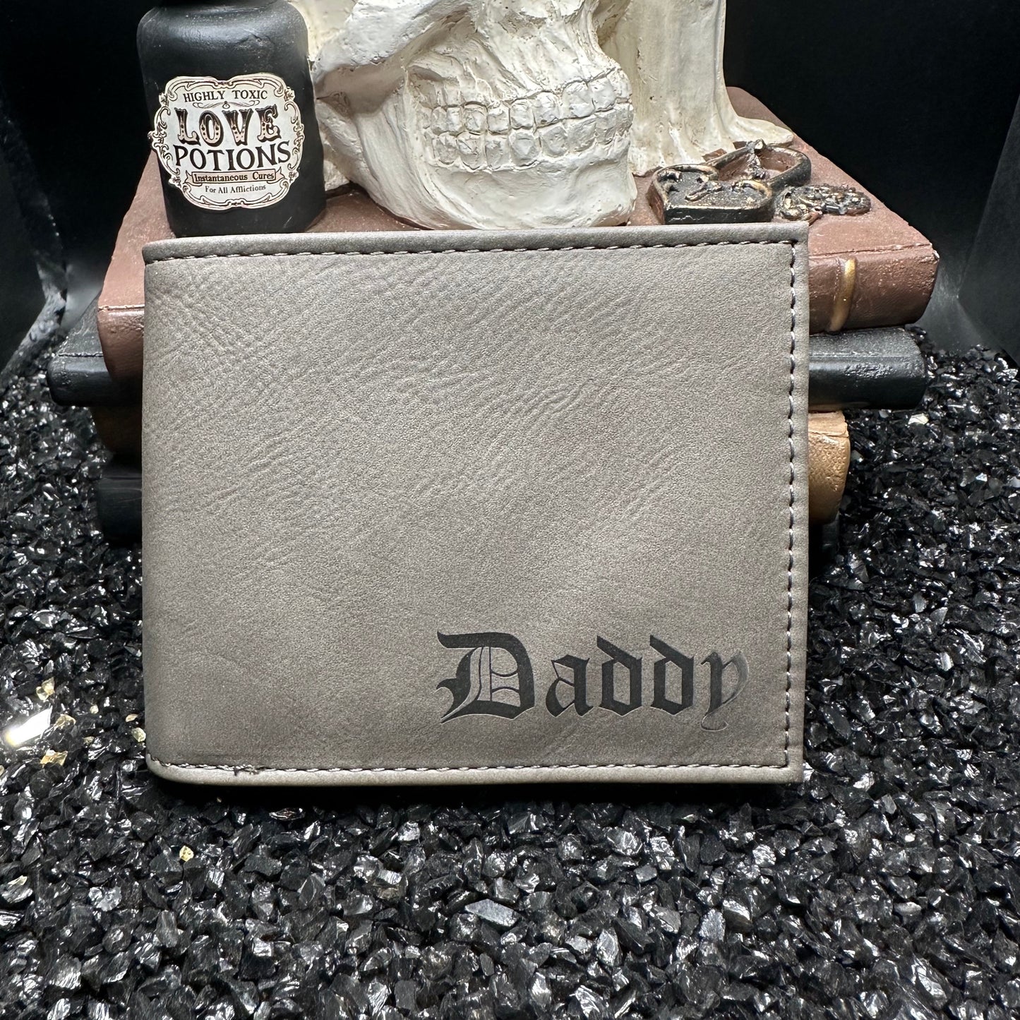 Daddy Gray Billfold Wallet - SALE