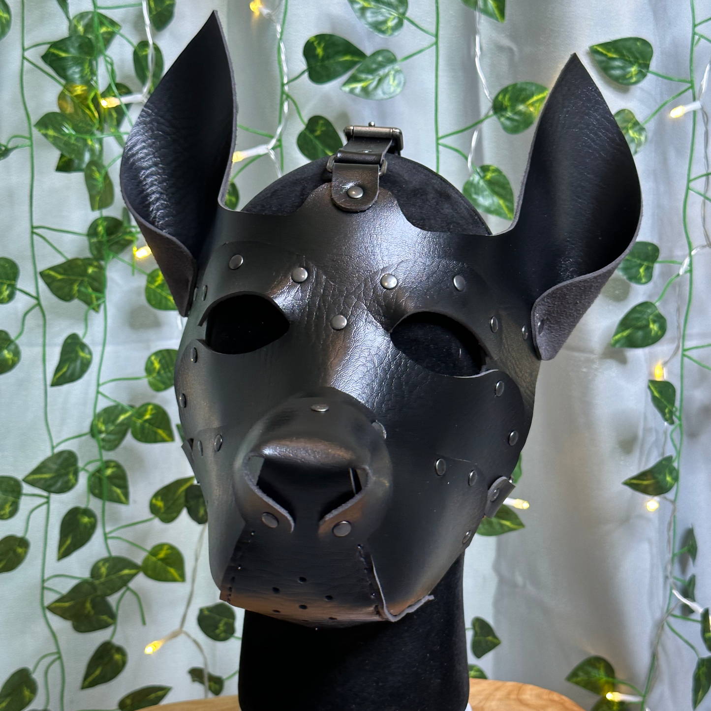 Pup Mask Handmade VEGAN Leather