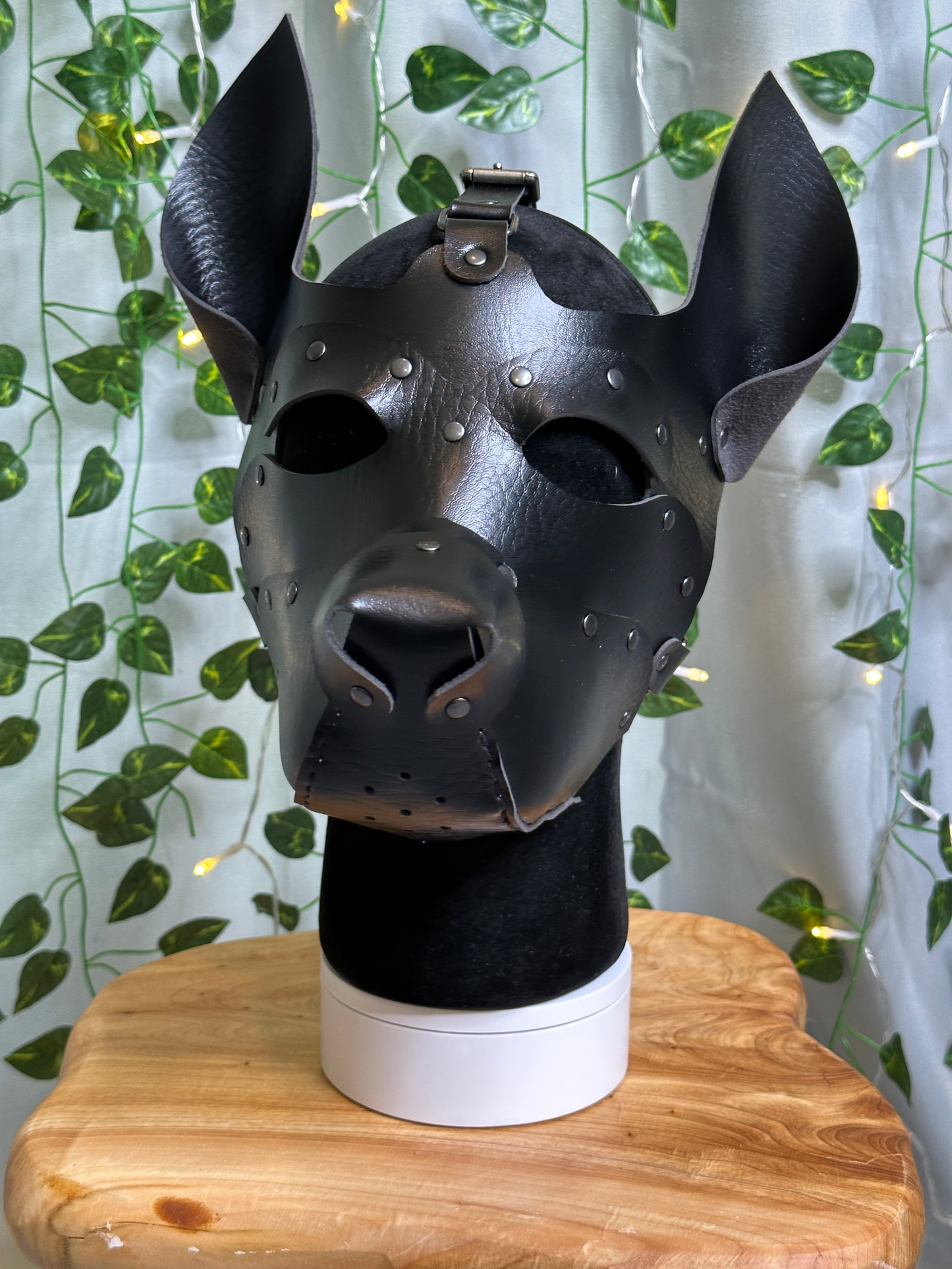 Pup Mask Handmade VEGAN Leather