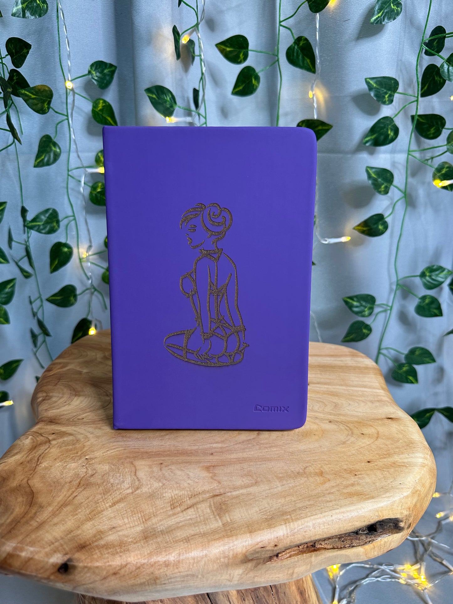 Cahier violet BDSM pour femmes soumises - Ligné 8,25" x 5,5"