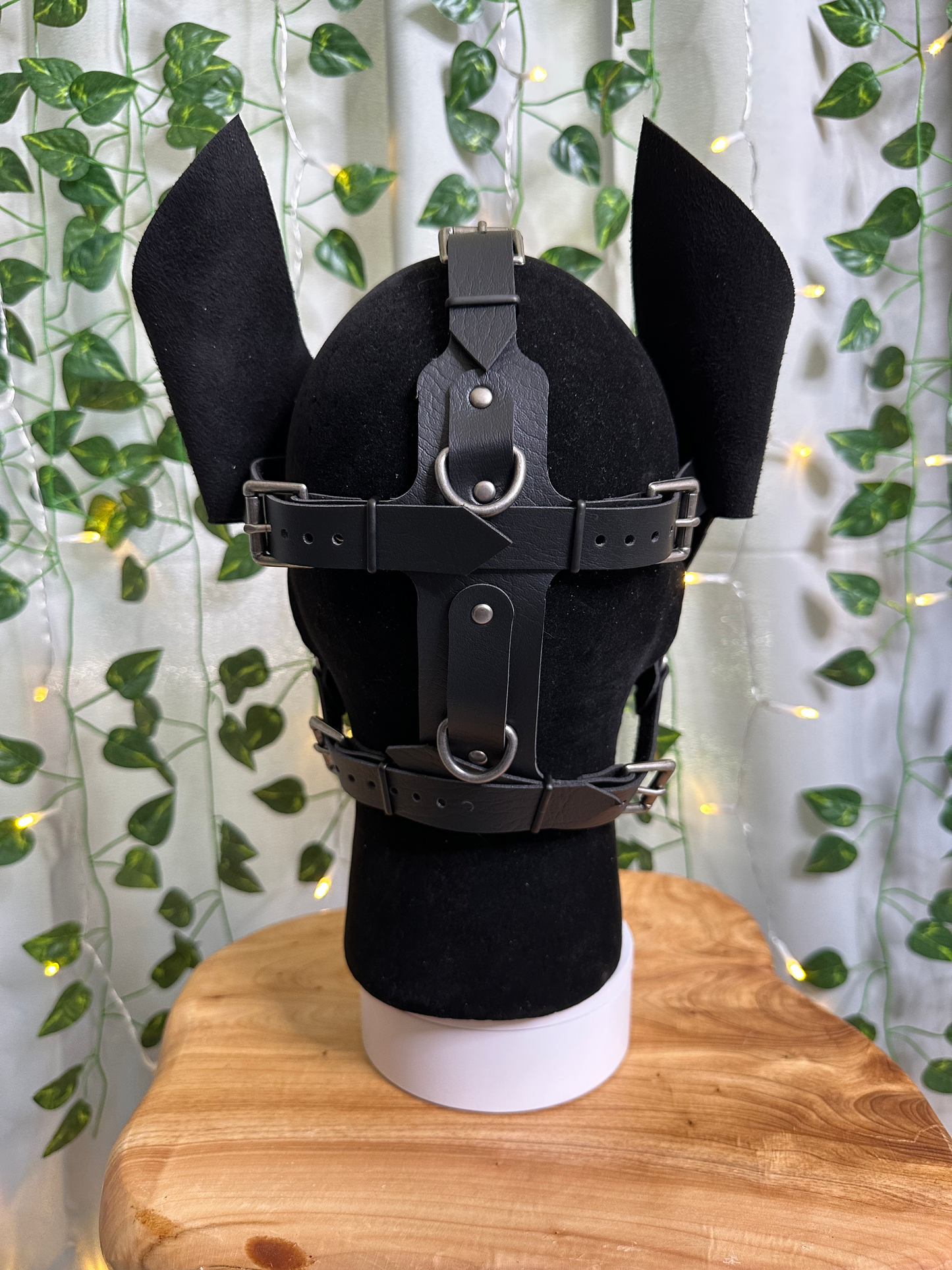 Pup Mask Handmade VEGAN Leather