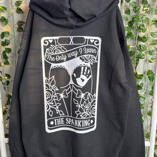 Tarot Card The Only Way I Learn, The Spanking Unisex Heavy Blend Full Zip Hoodie Sweatshirt