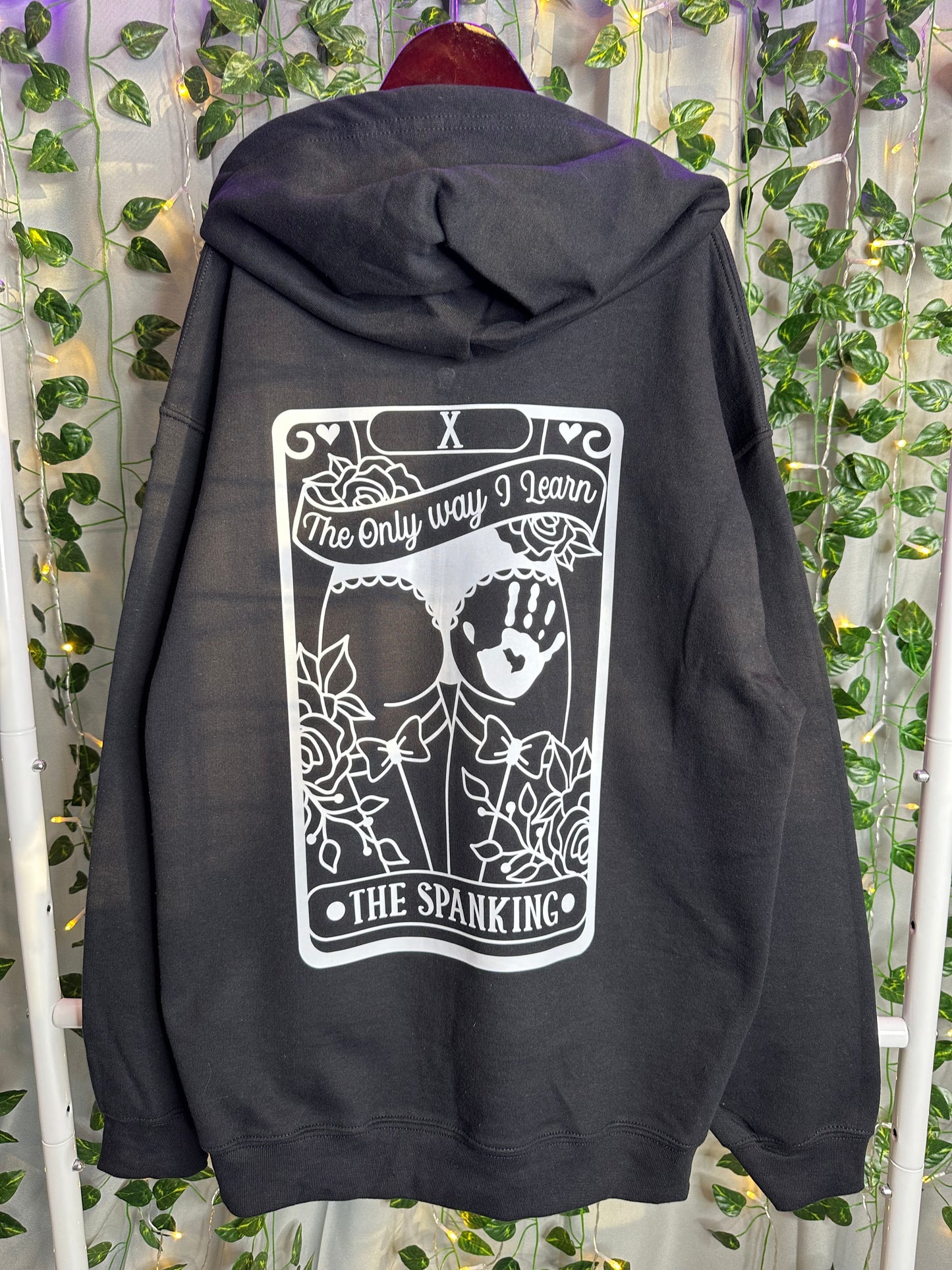 Tarot Card The Only Way I Learn, The Spanking Unisex Heavy Blend Full Zip Hoodie Sweatshirt