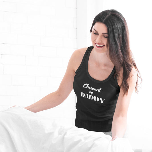 Owned by Daddy Women's Ideal Racerback Tank