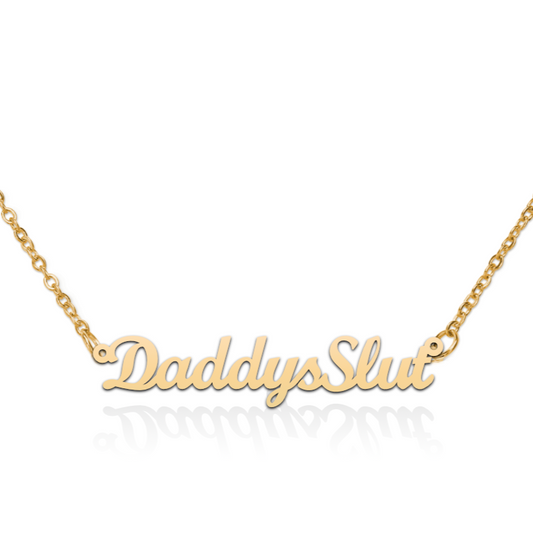 Honorific Signature Name Necklace