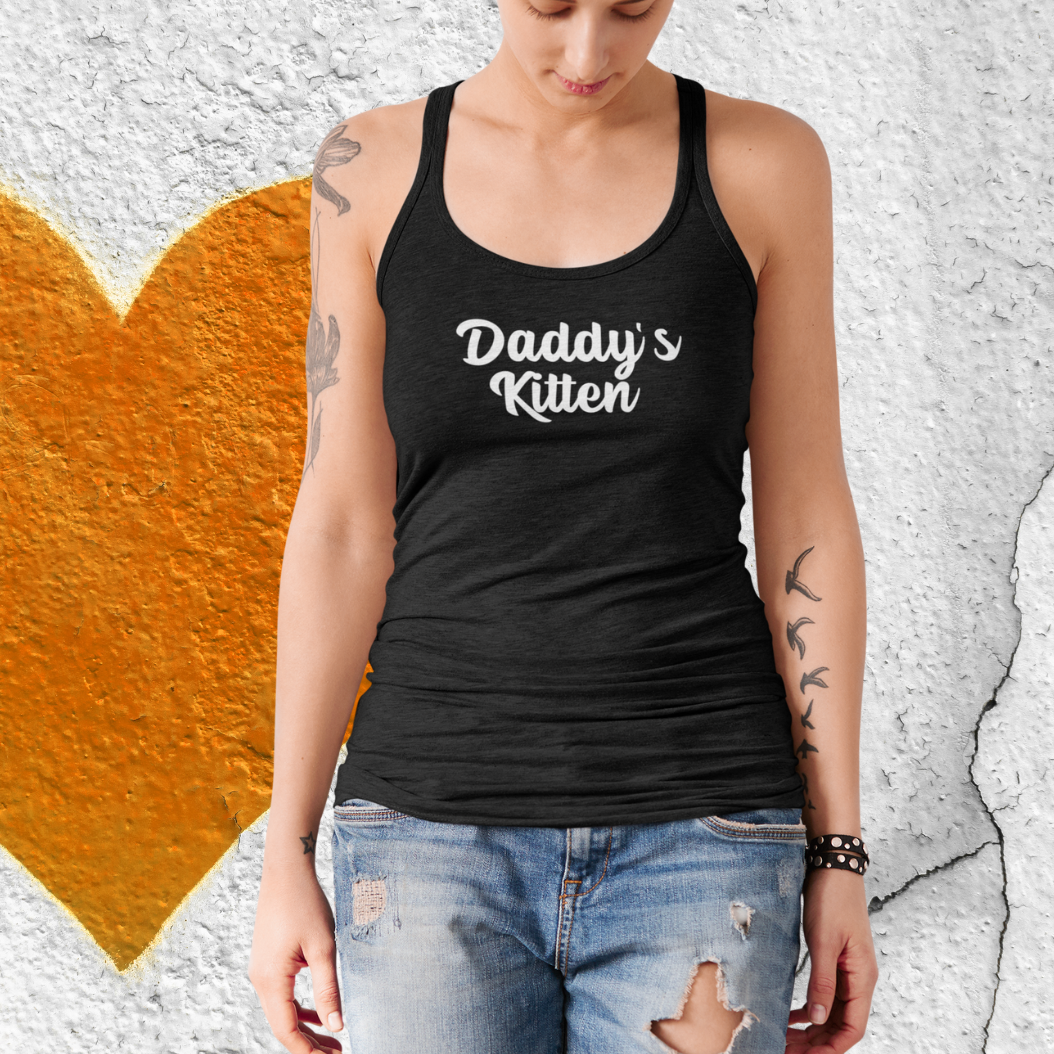 Daddy's Kitten Women's Ideal Racerback Tank