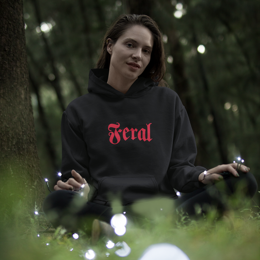 Feral Unisex Heavy Blend Hoodie Sweatshirt