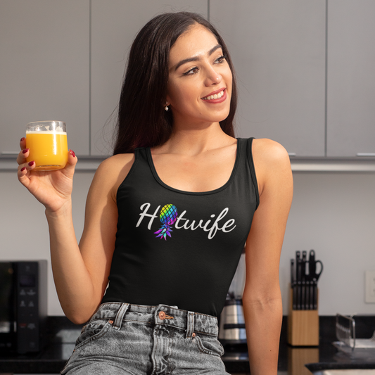 Hotwife Upside Down Pineapple Women's Ideal Racerback Tank