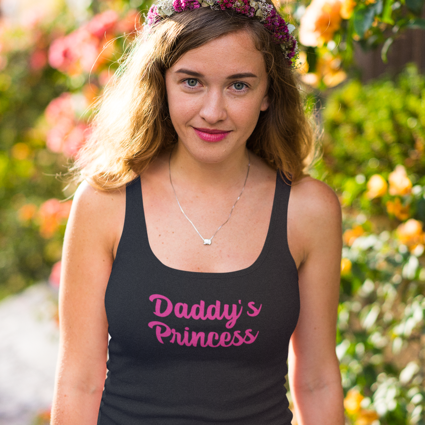 Daddy's Princess Women's Ideal Racerback Tank