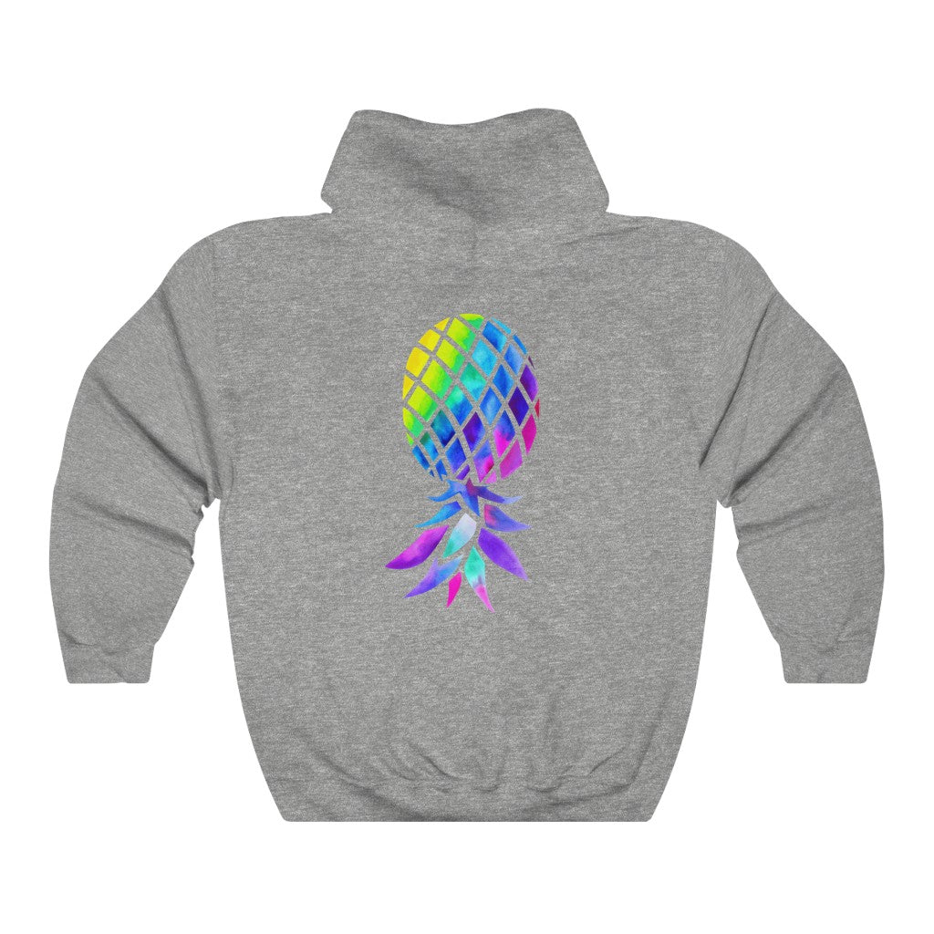 Pineapple Society Upsidedown Pineapple Unisex Heavy Blend Hoodie Sweatshirt