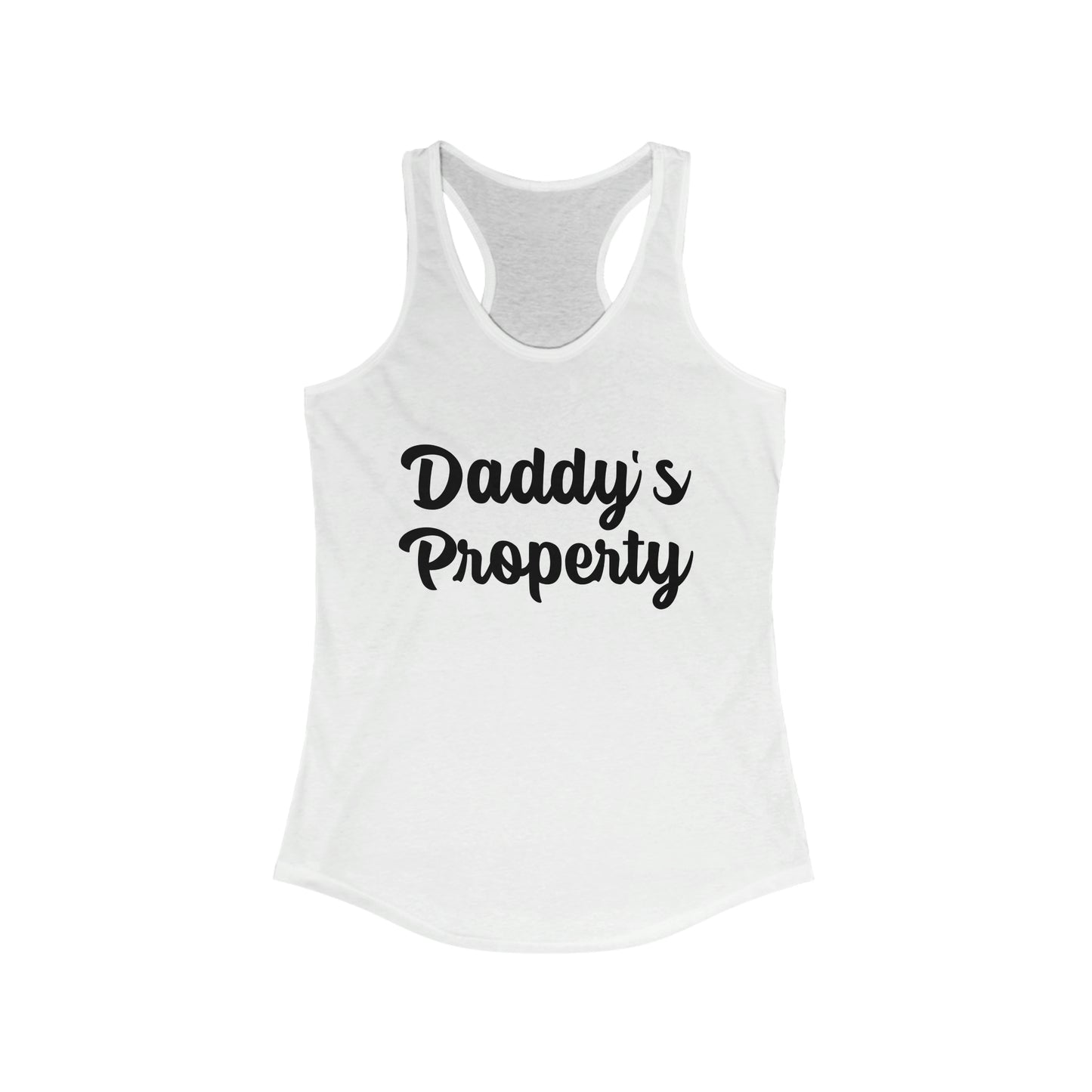 Daddy's Property Women's Ideal Racerback Tank Top