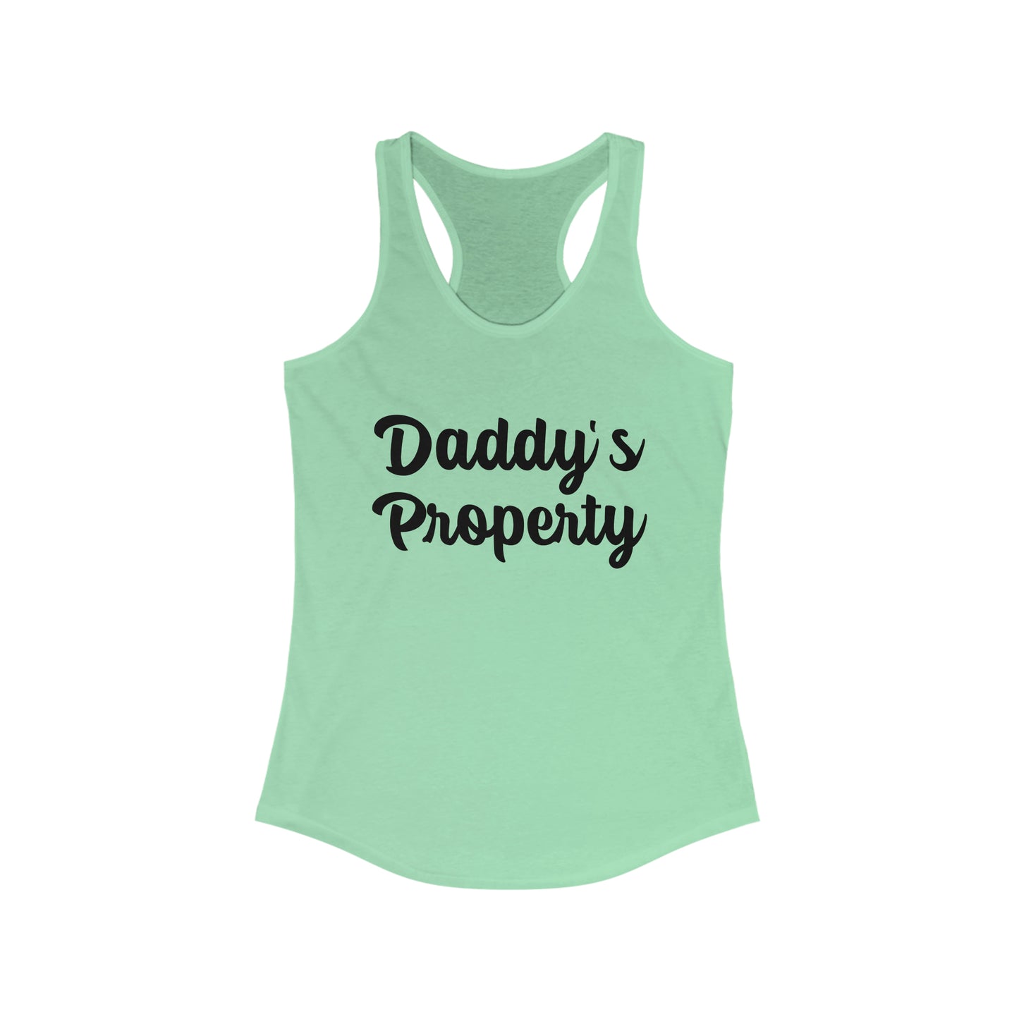 Daddy's Property Women's Ideal Racerback Tank Top