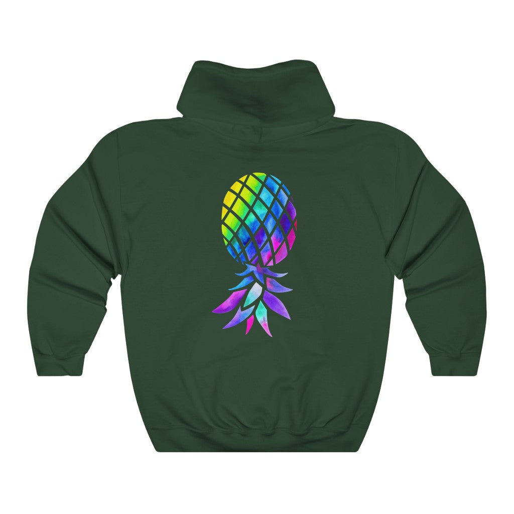 Pineapple Society Upsidedown Pineapple Unisex Heavy Blend Hoodie Sweatshirt