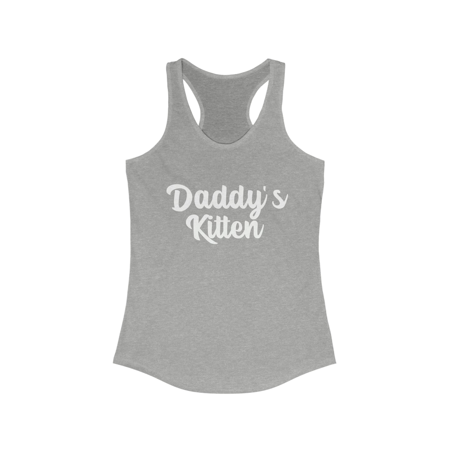 Daddy's Kitten Women's Ideal Racerback Tank