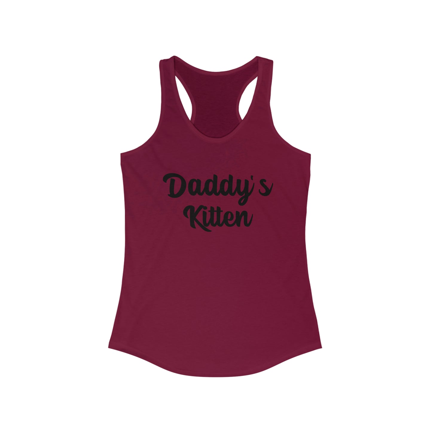 Daddy's Kitten Women's Ideal Racerback Tank