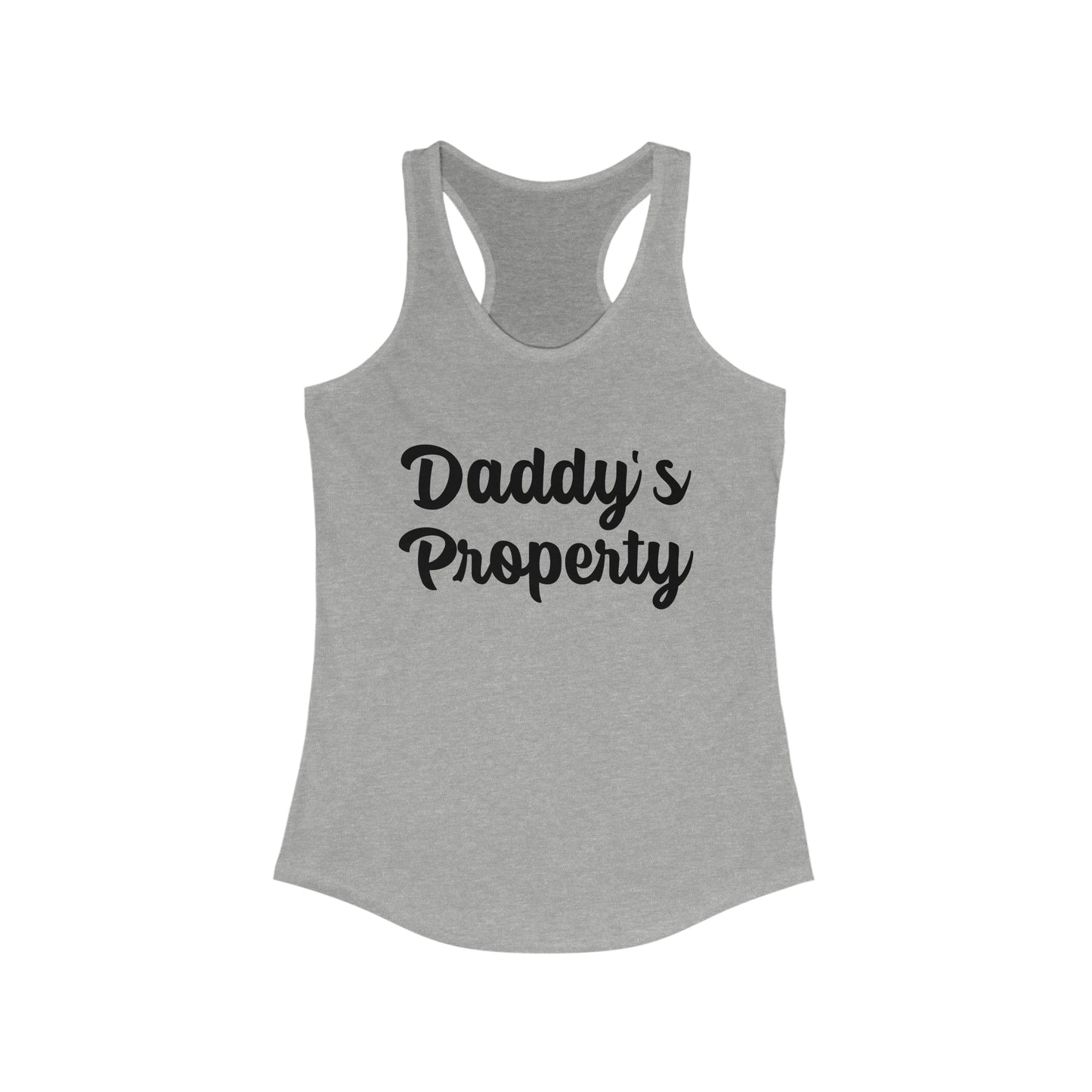 Daddy's Property Women's Ideal Racerback Tank Top