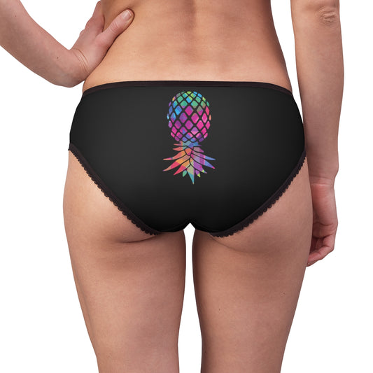 Upside Down Pineapple Sharing is Caring Women's Underwear Briefs