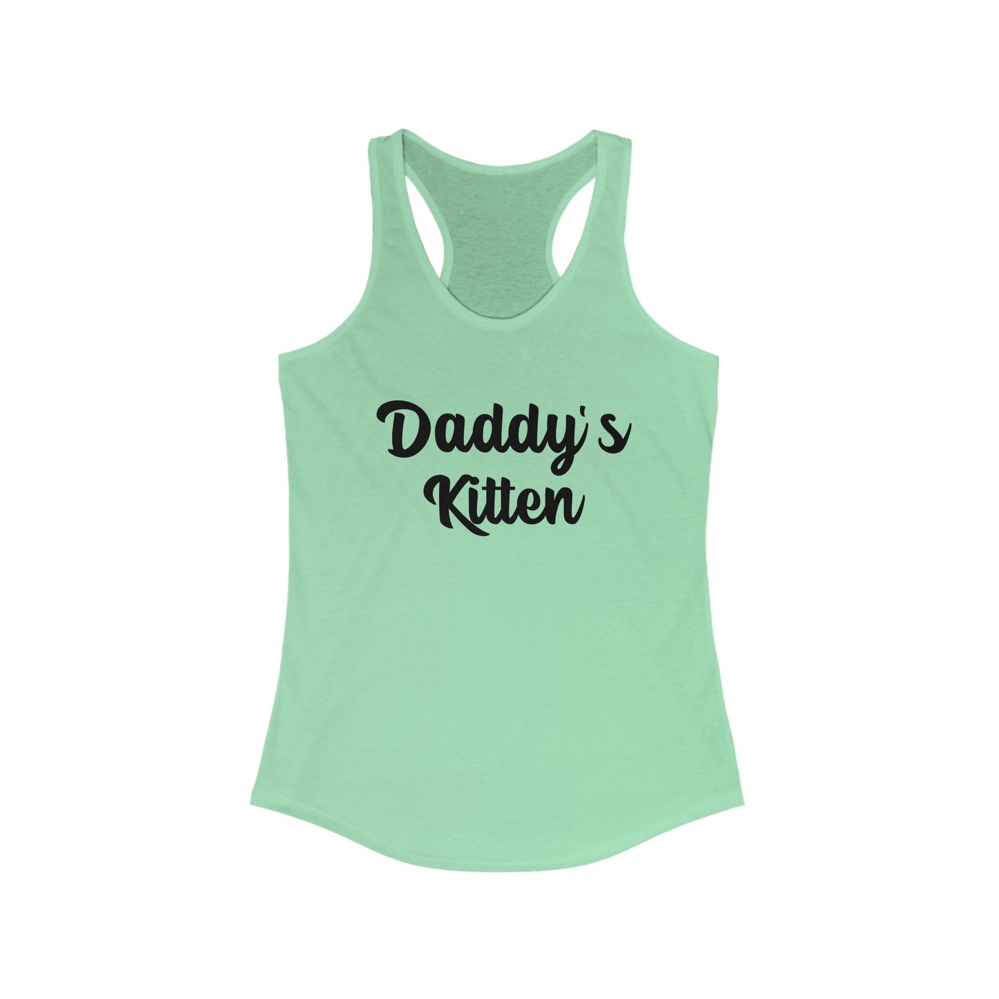 Daddy's Kitten Women's Ideal Racerback Tank