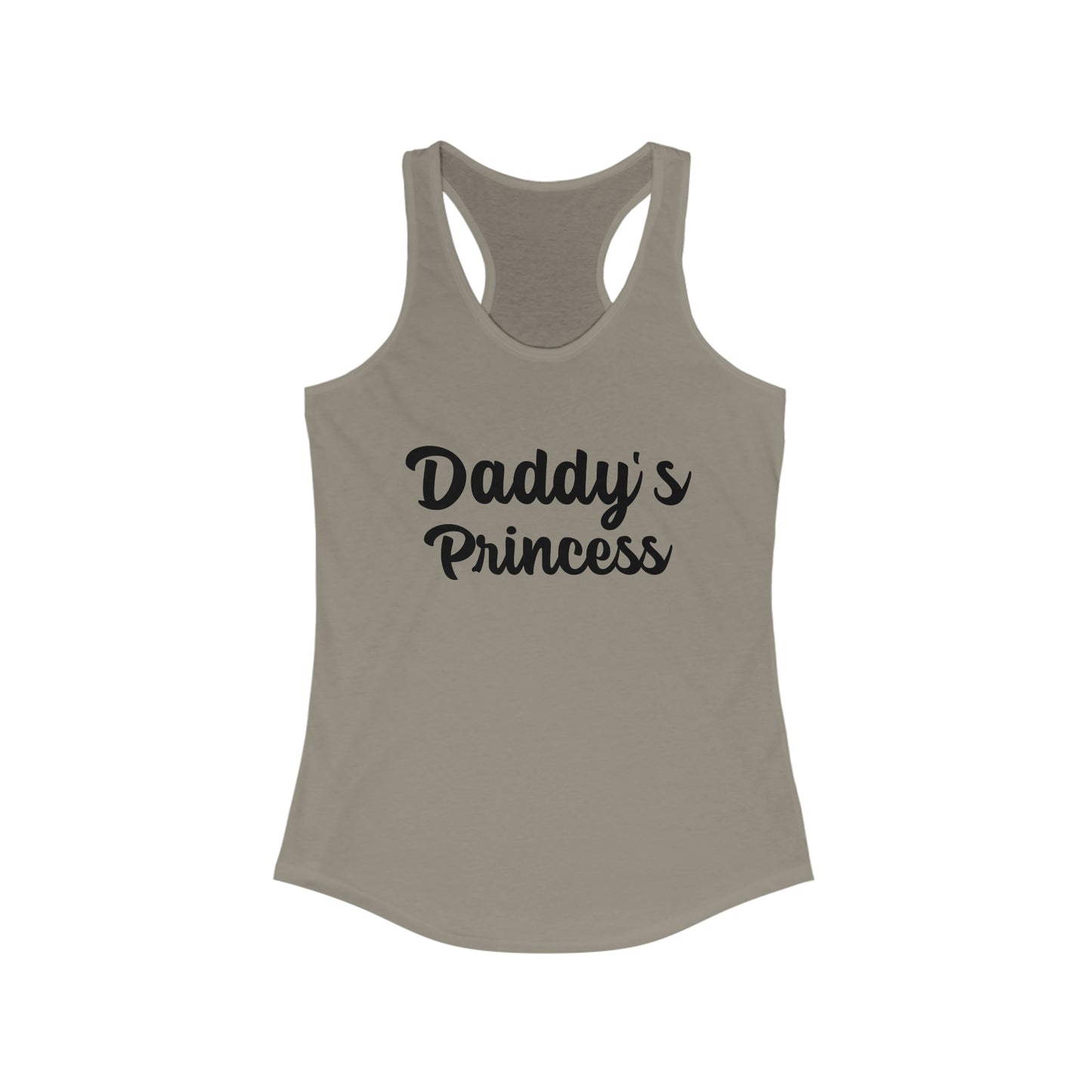 Daddy's Princess Women's Ideal Racerback Tank