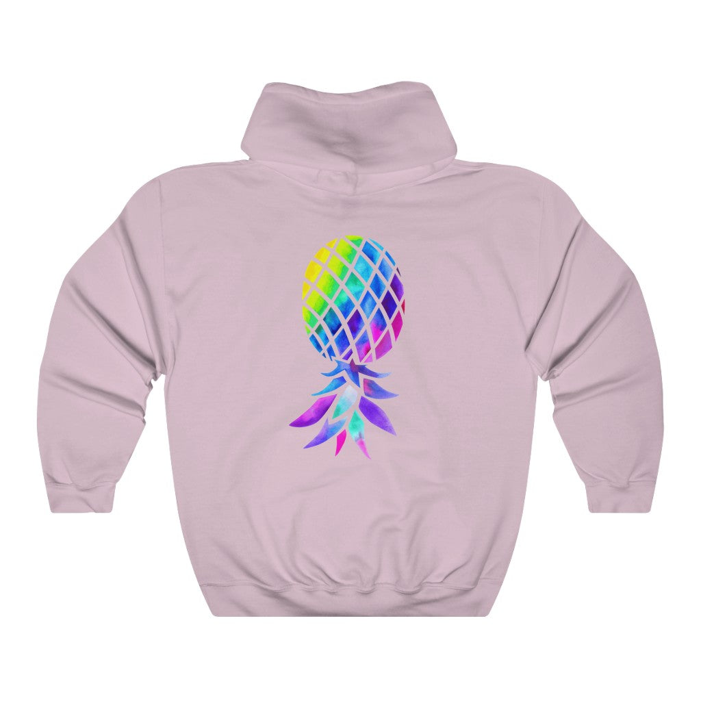 Pineapple Society Upsidedown Pineapple Unisex Heavy Blend Hoodie Sweatshirt