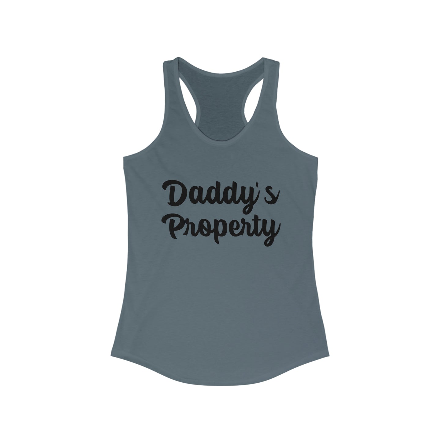 Daddy's Property Women's Ideal Racerback Tank Top