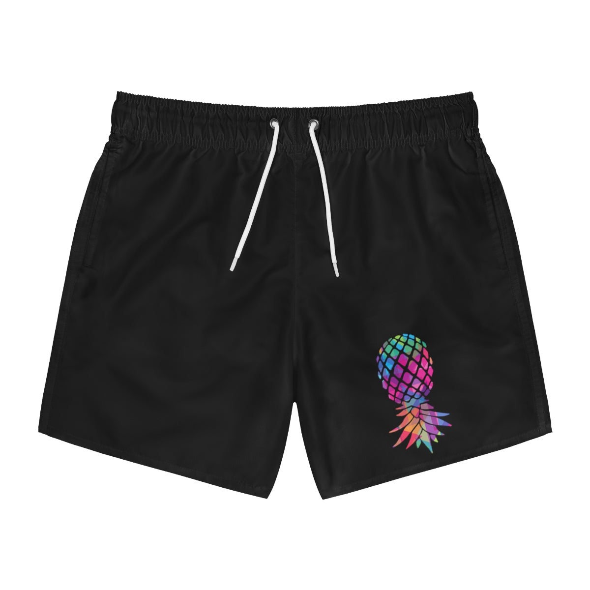 Upside Down Pineapple Mens Swim Trunks