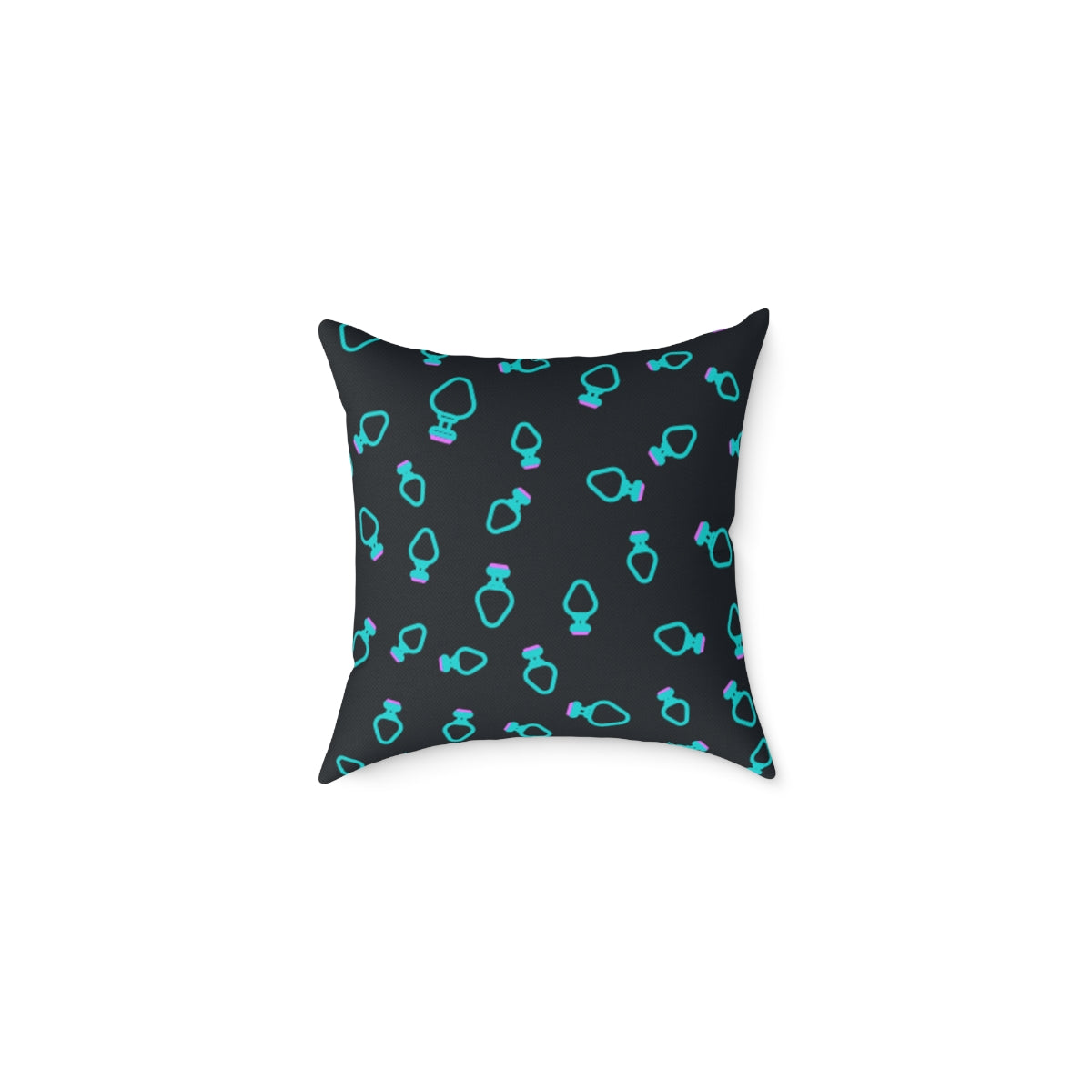 BDSM Putt Plug Spun Polyester Square Pillow