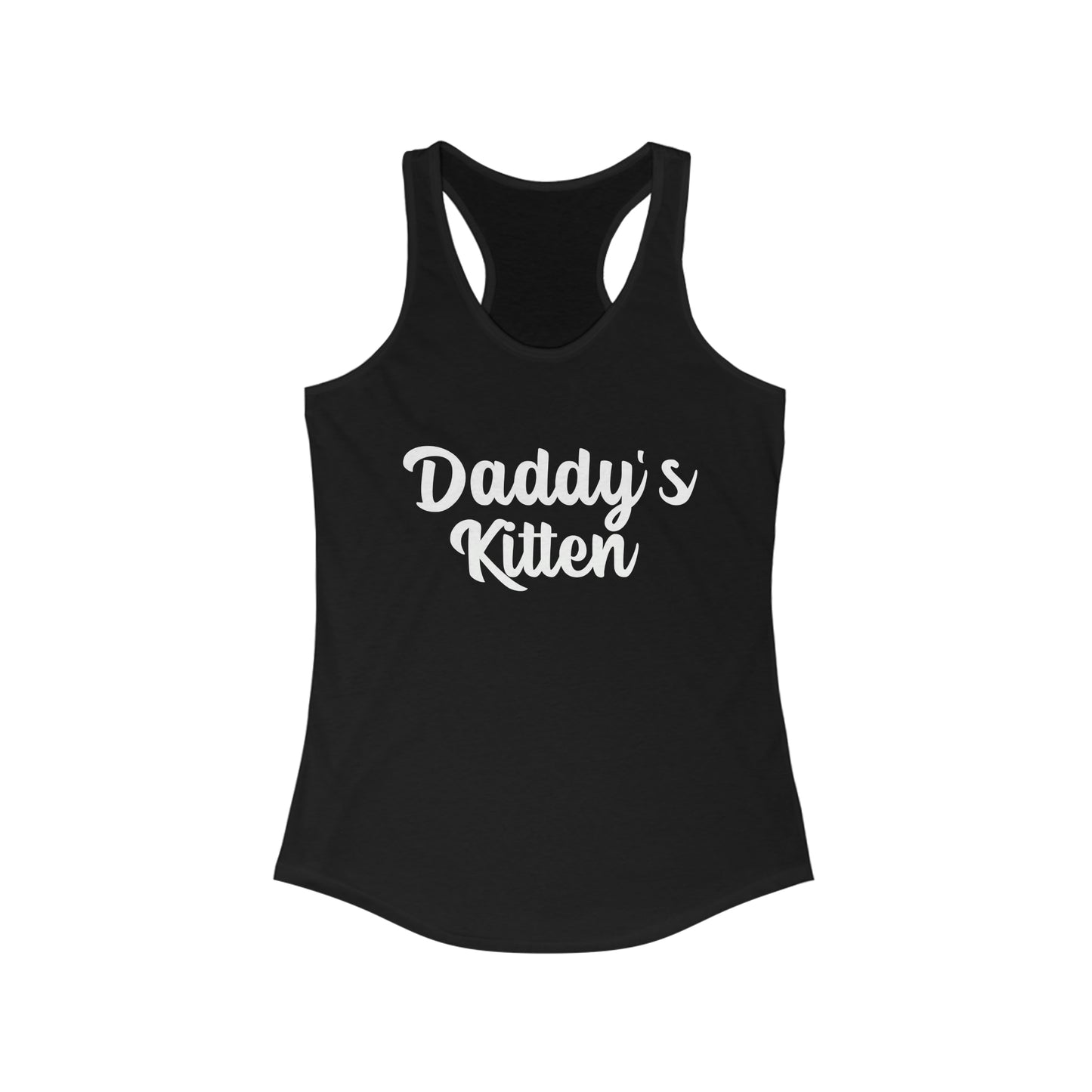 Daddy's Kitten Women's Ideal Racerback Tank