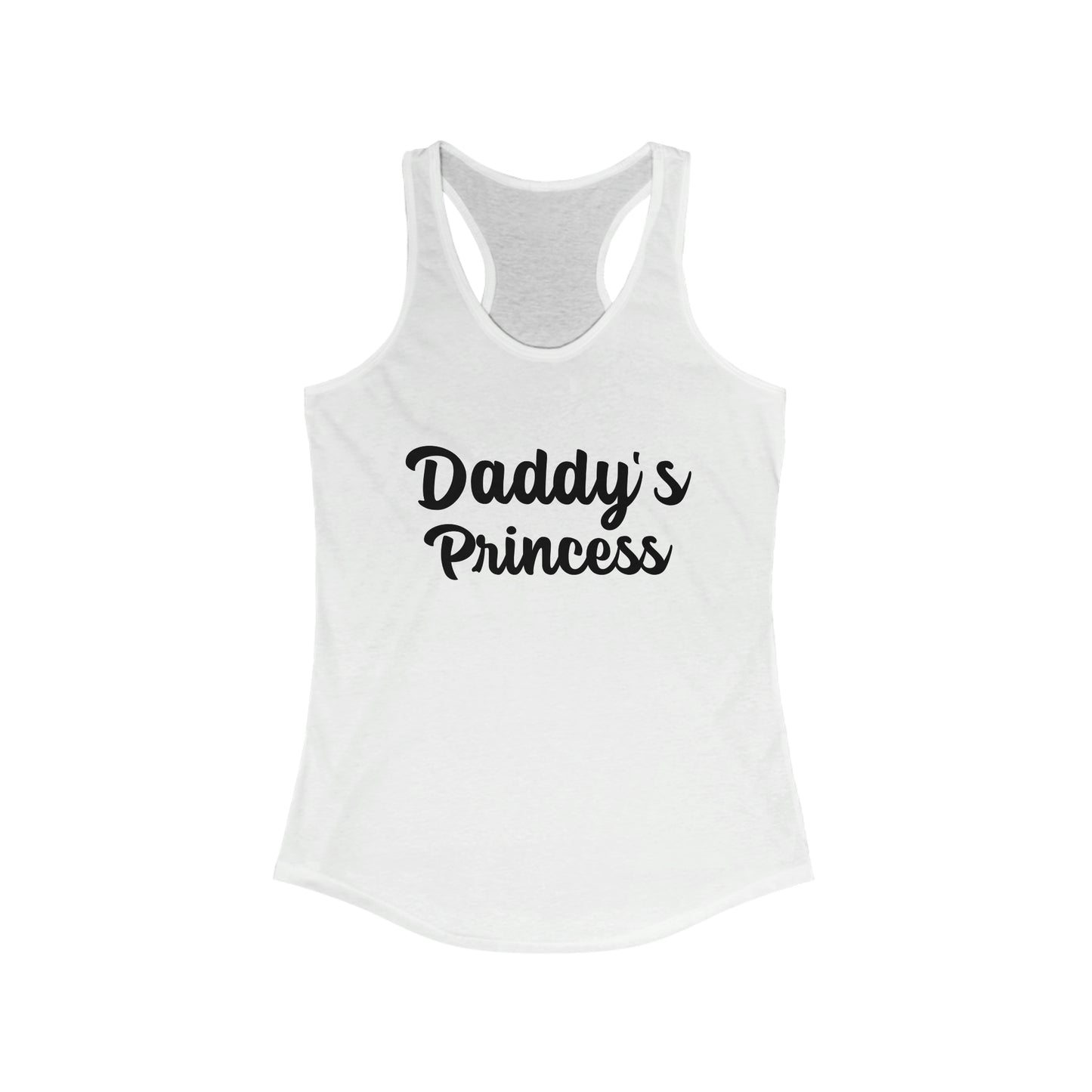 Daddy's Princess Women's Ideal Racerback Tank