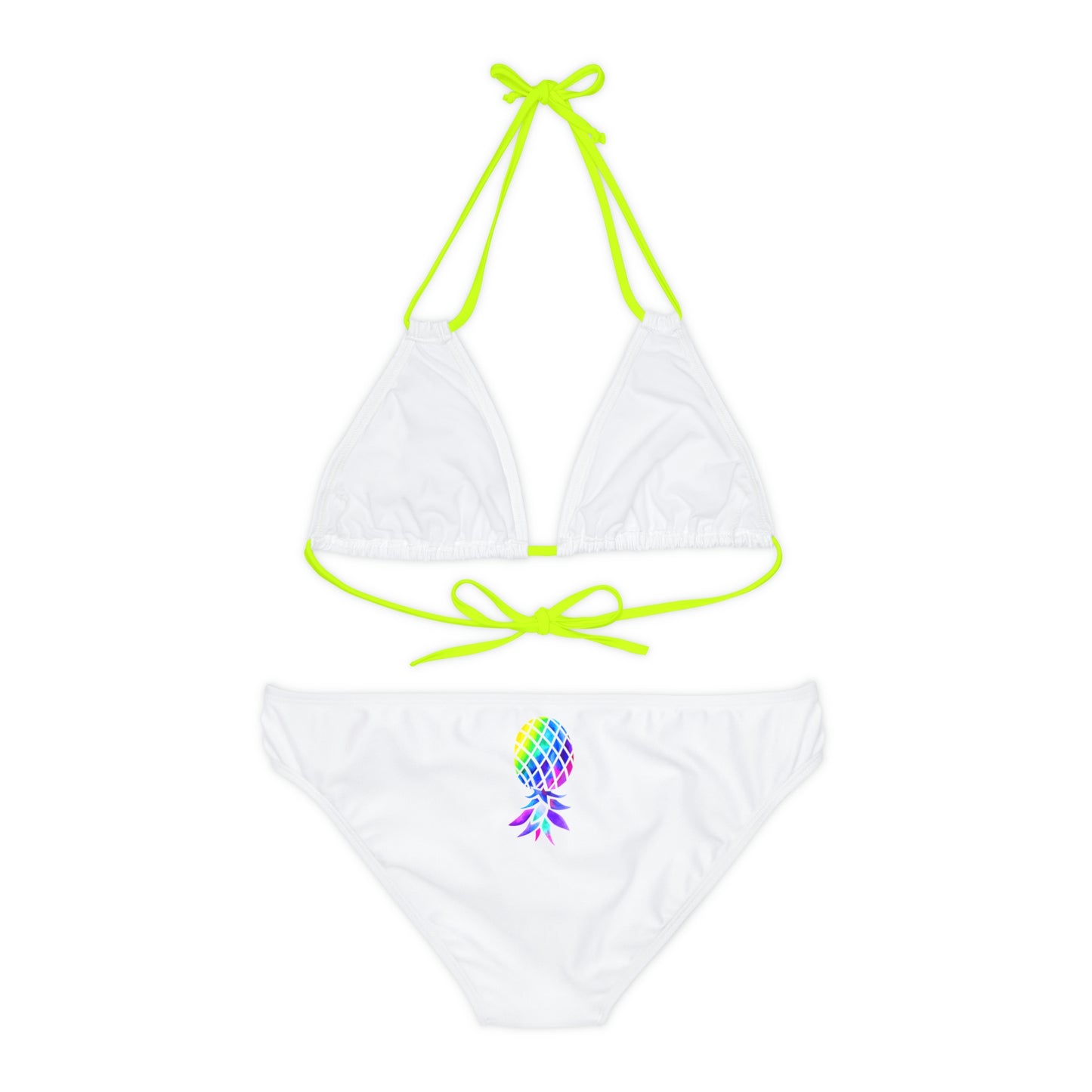 Upside down Pineapple Strappy Bikini Set